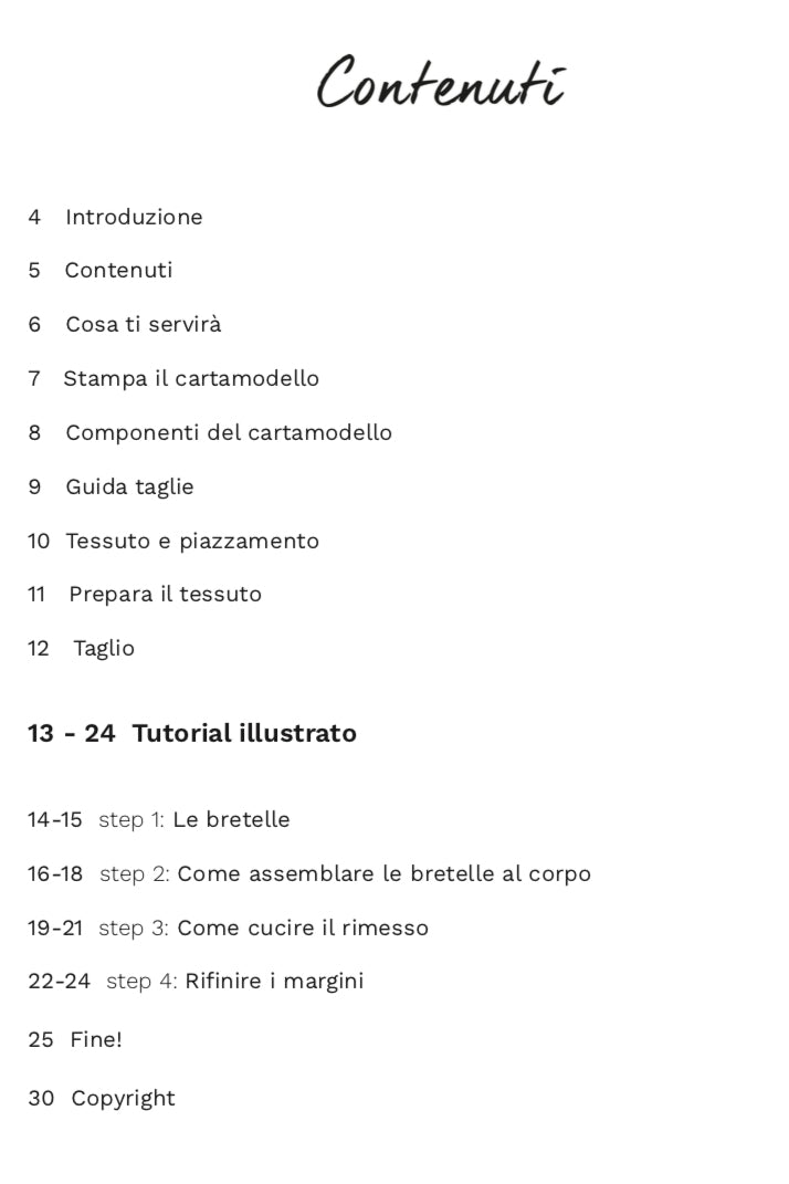 TOP Japanese: Cartamodello + Tutorial Video + Tutorial PDF