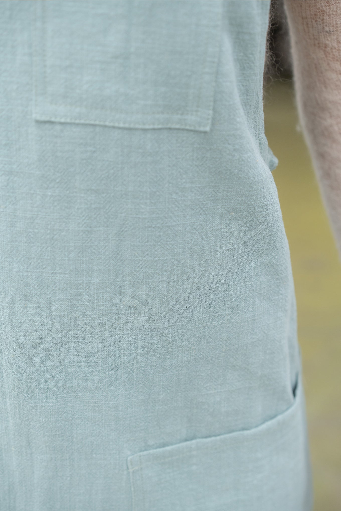 Schürze/Kleid für Damen – Aquagrün