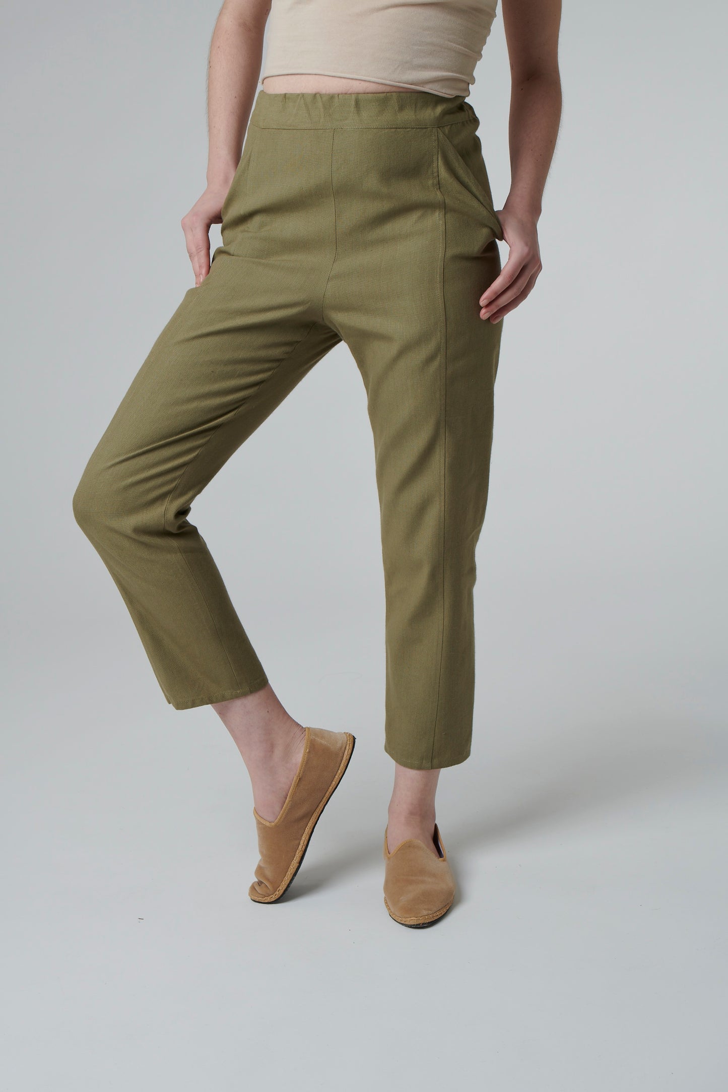 KIT pantalone Dafne: Cartamodello Cartaceo + Tessuto