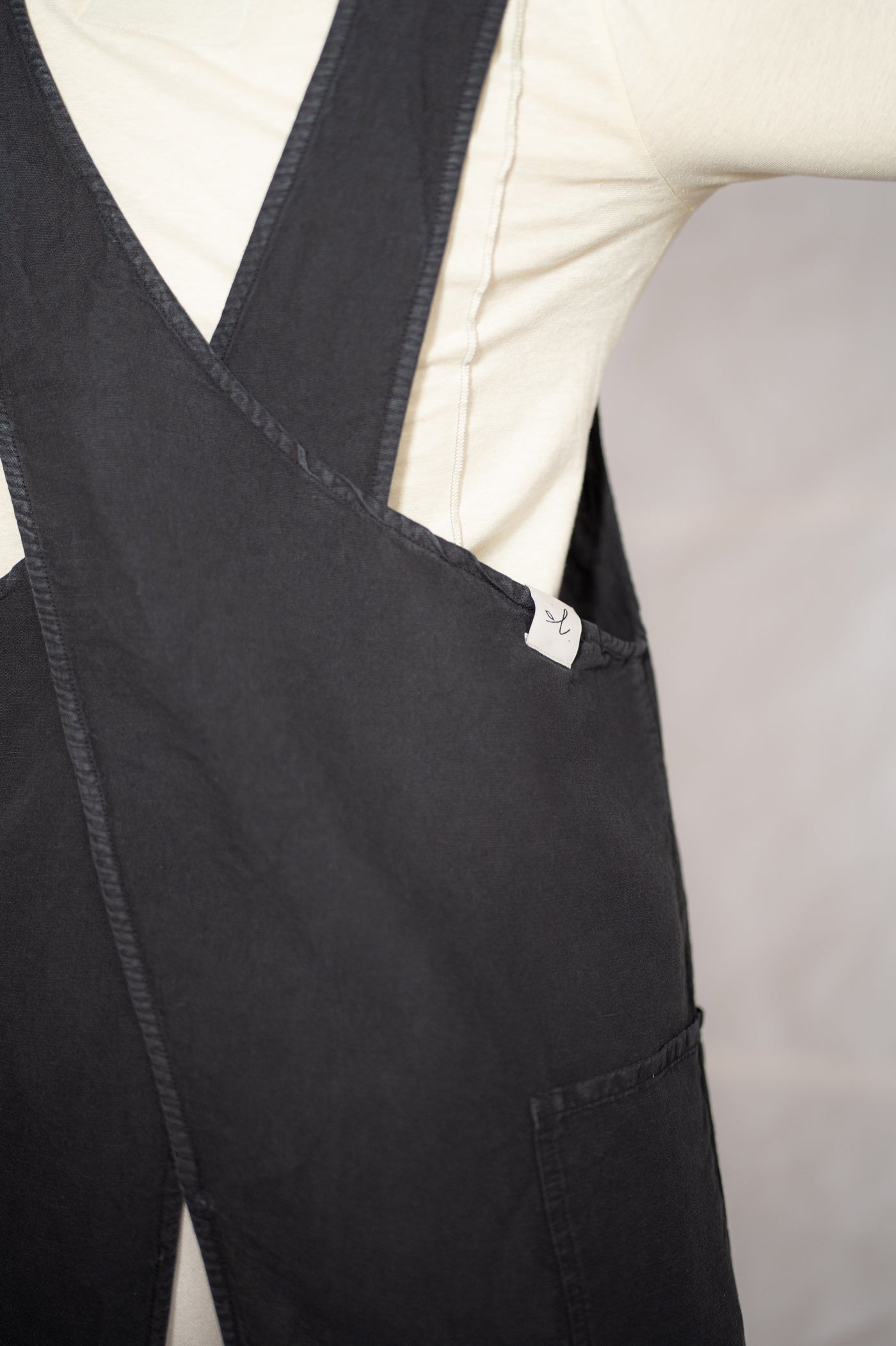 Grembiule/Vestito donna - nero Old
