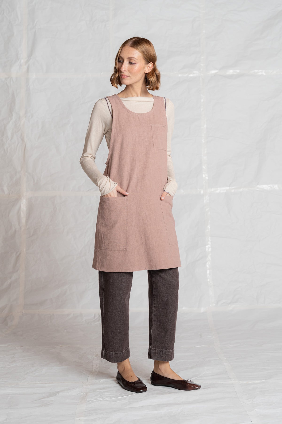 Grembiule/Vestito donna - rosa antico