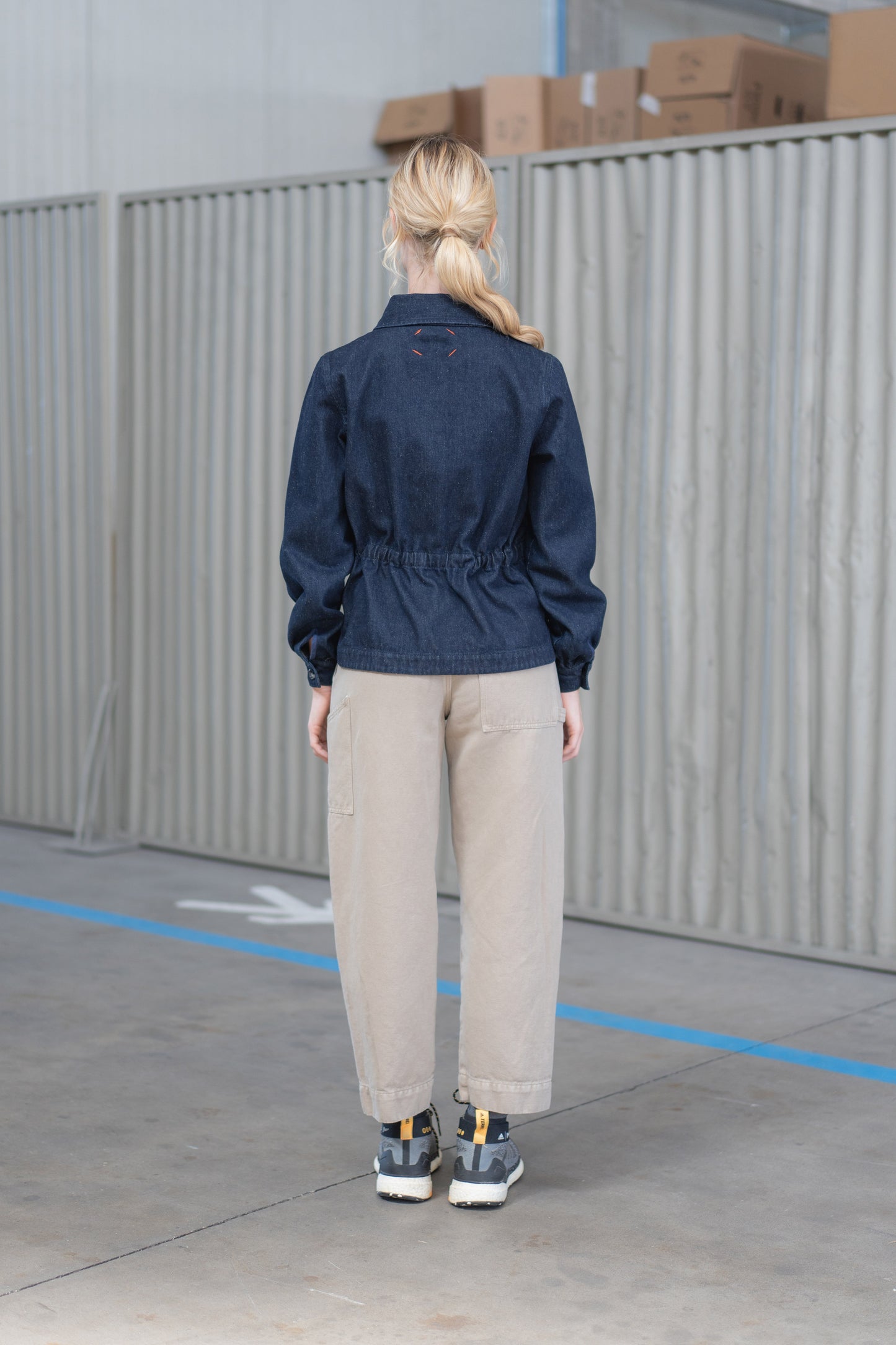 Overshirt Jeans Eva - Blu Indaco