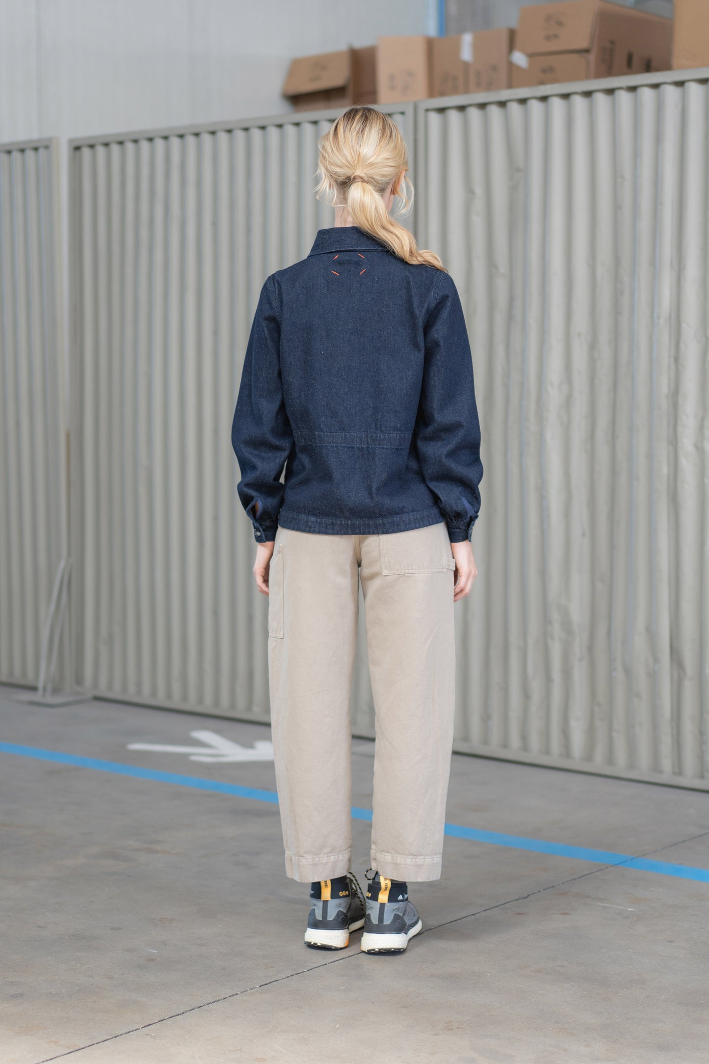 Overshirt Jeans Eva - Blu Indaco