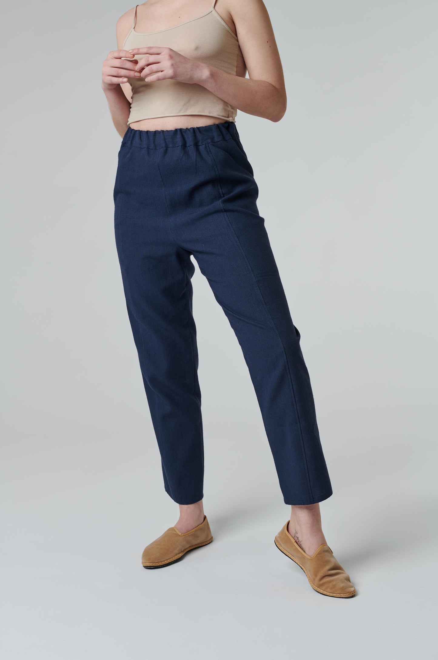 KIT pantalone Dafne: Cartamodello Cartaceo + Tessuto