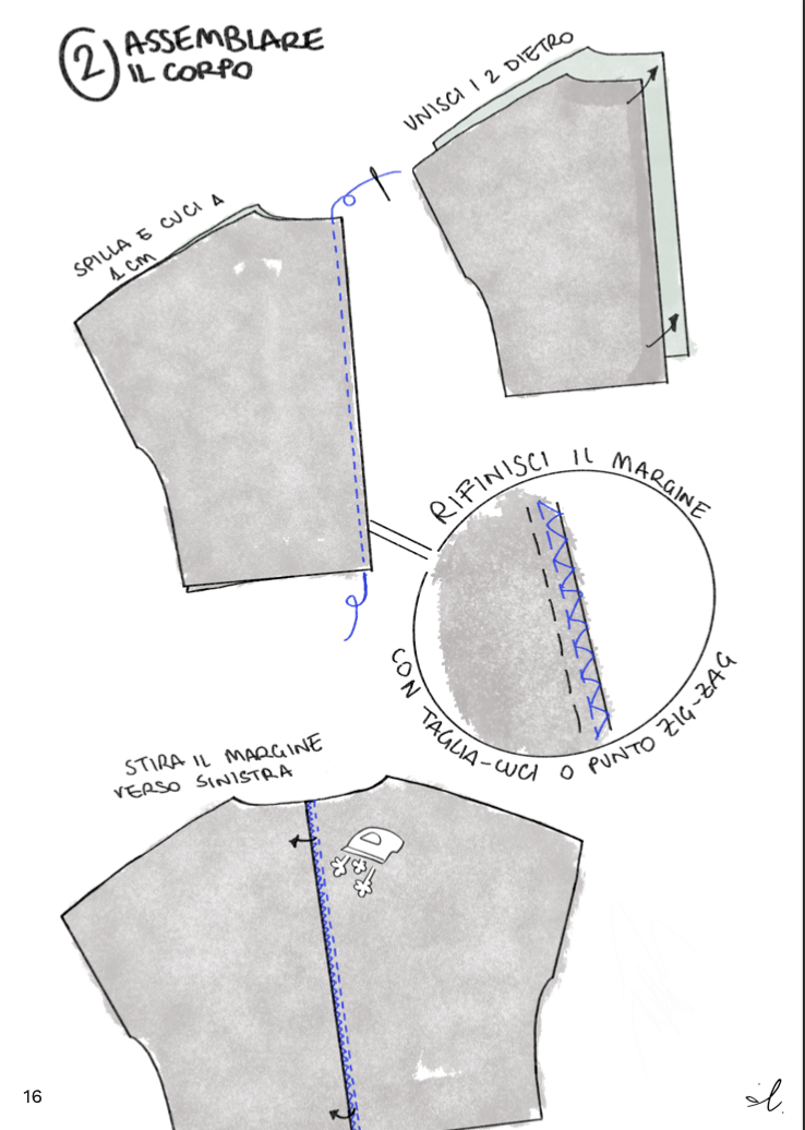 Blusa Bloom: Cartamodello + Tutorial Video + Tutorial PDF