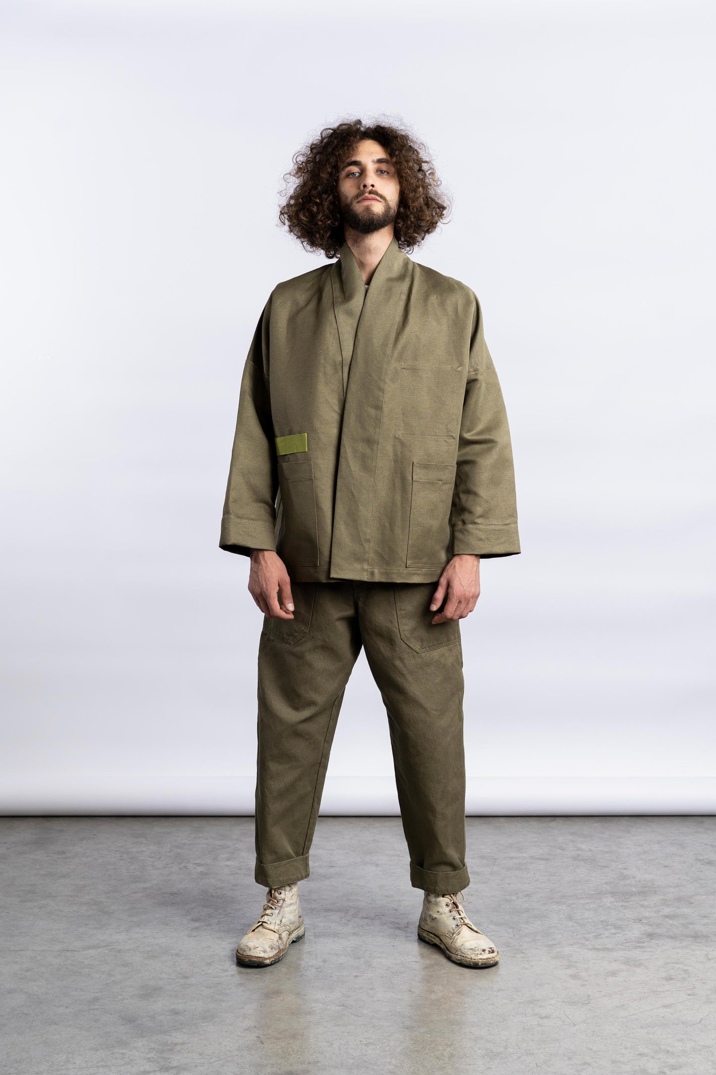 Giacca Utility Uomo - verde Oliva