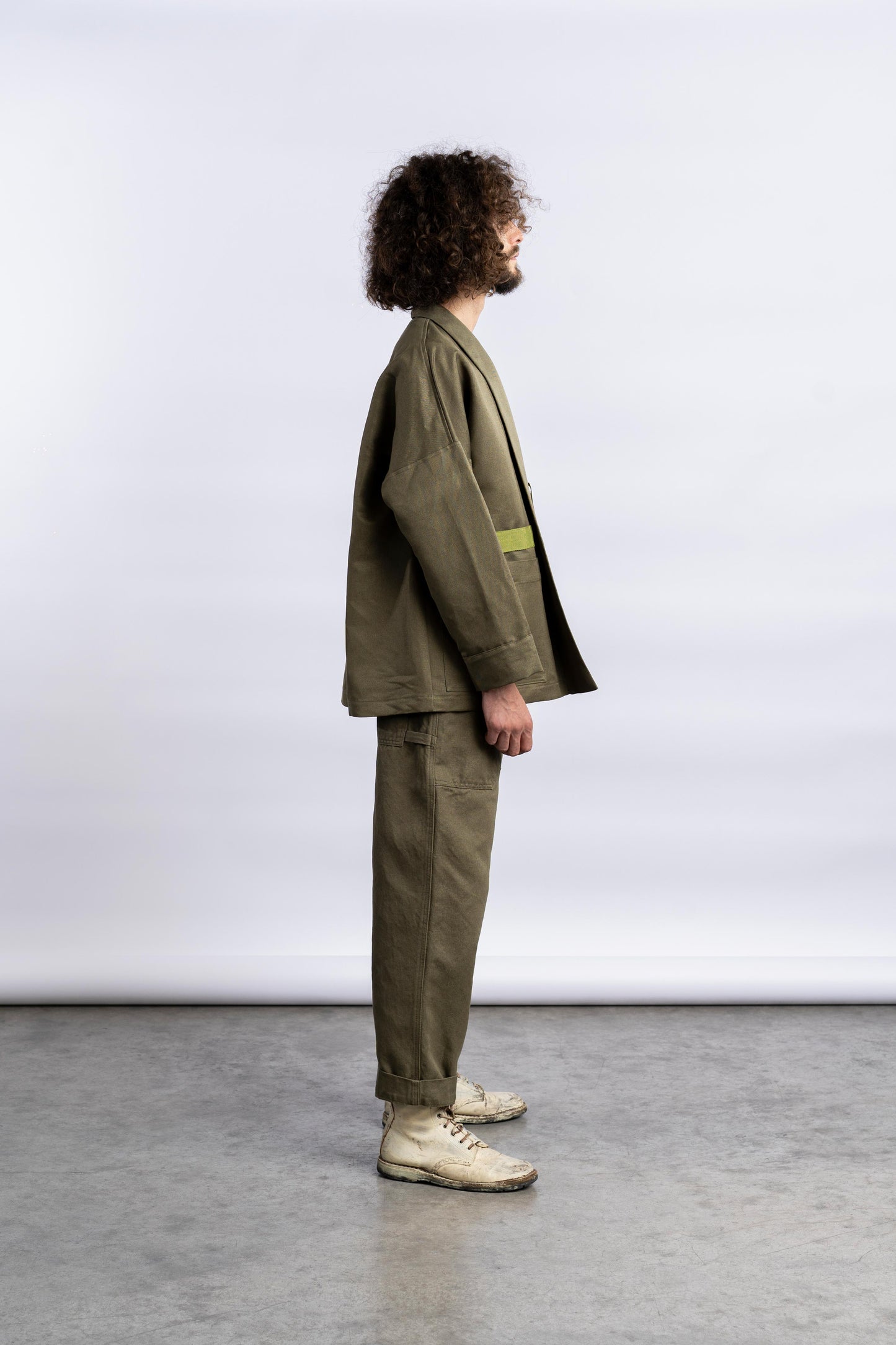 Giacca Utility Uomo - verde Oliva