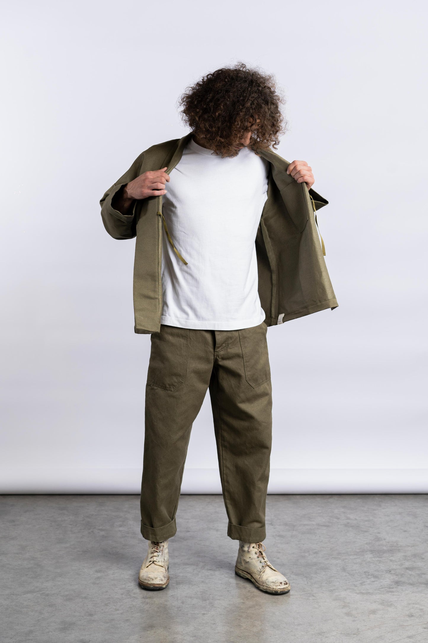 Giacca Utility Uomo - verde Oliva
