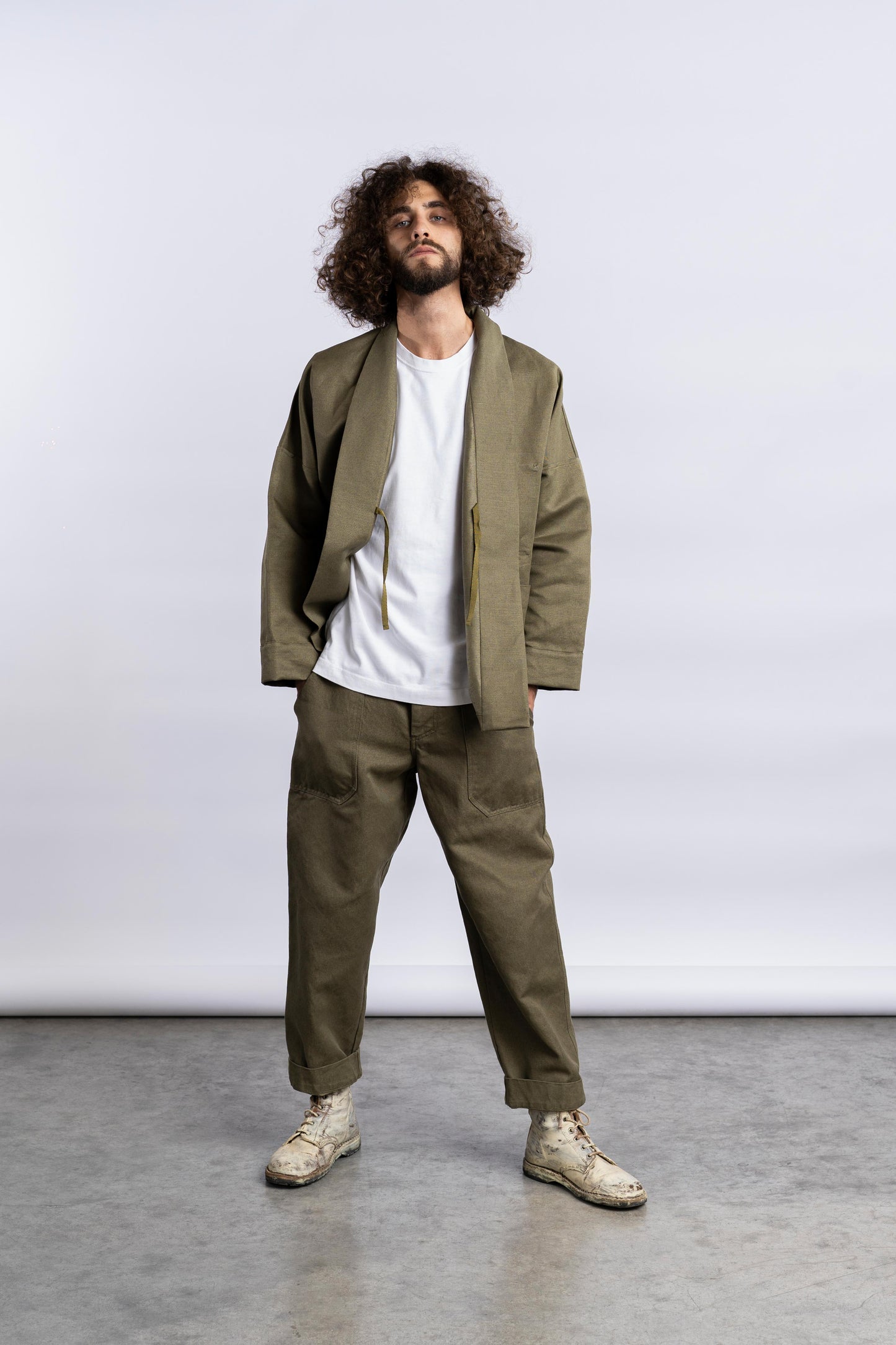 Giacca Utility Uomo - verde Oliva