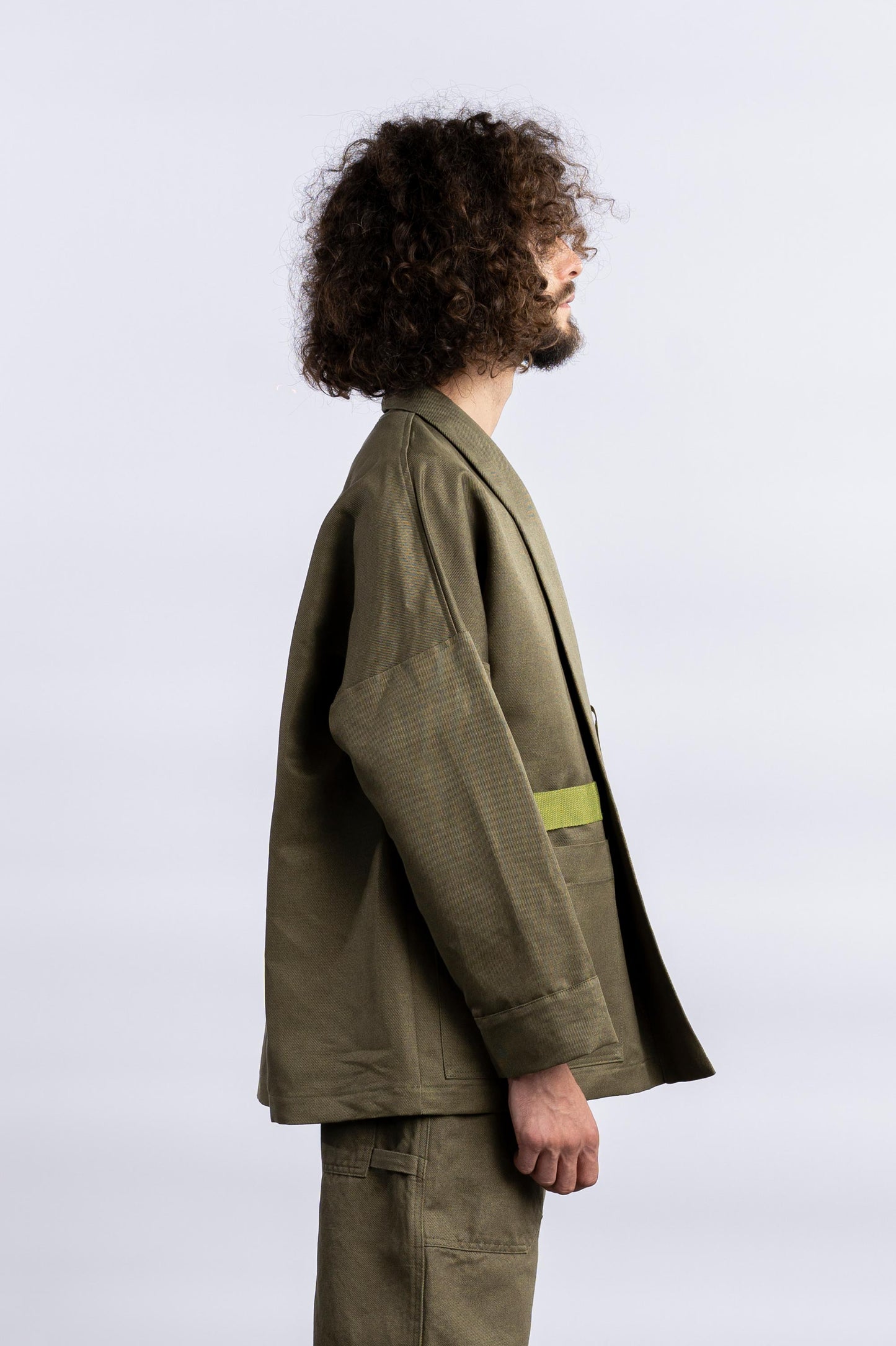 Giacca Utility Uomo - verde Oliva