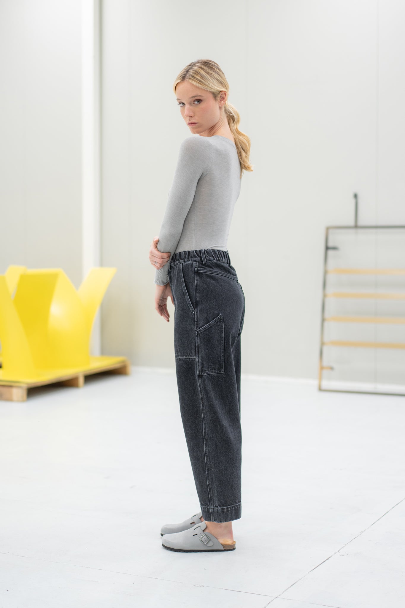 Jeans Apollo – Schwarz stonewashed