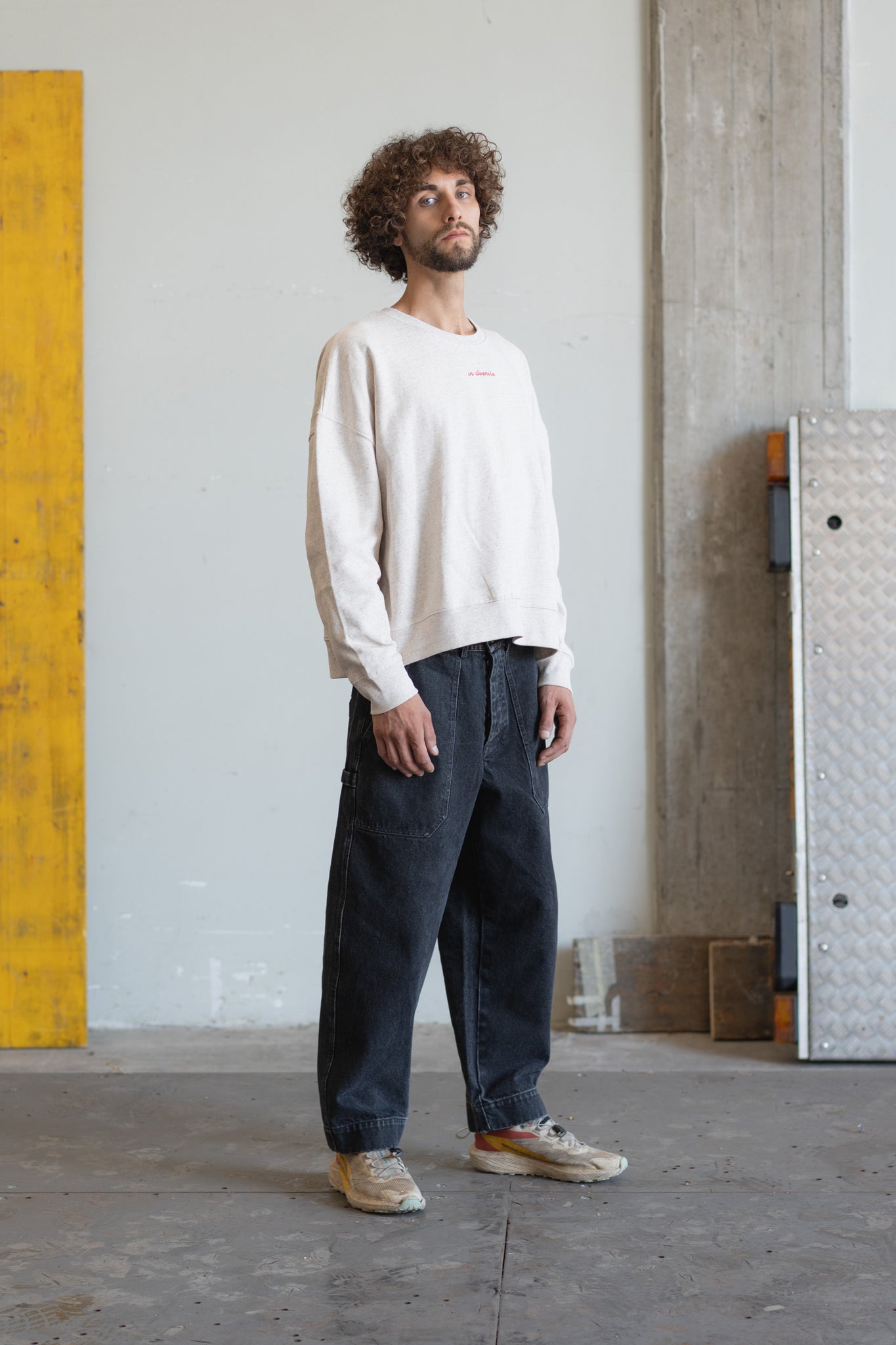 Apollo Herrenjeans – Schwarz stonewashed