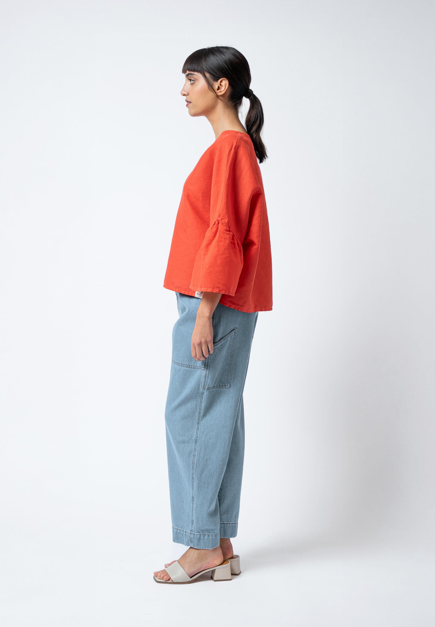 Blusa Bloom rosso Papavero