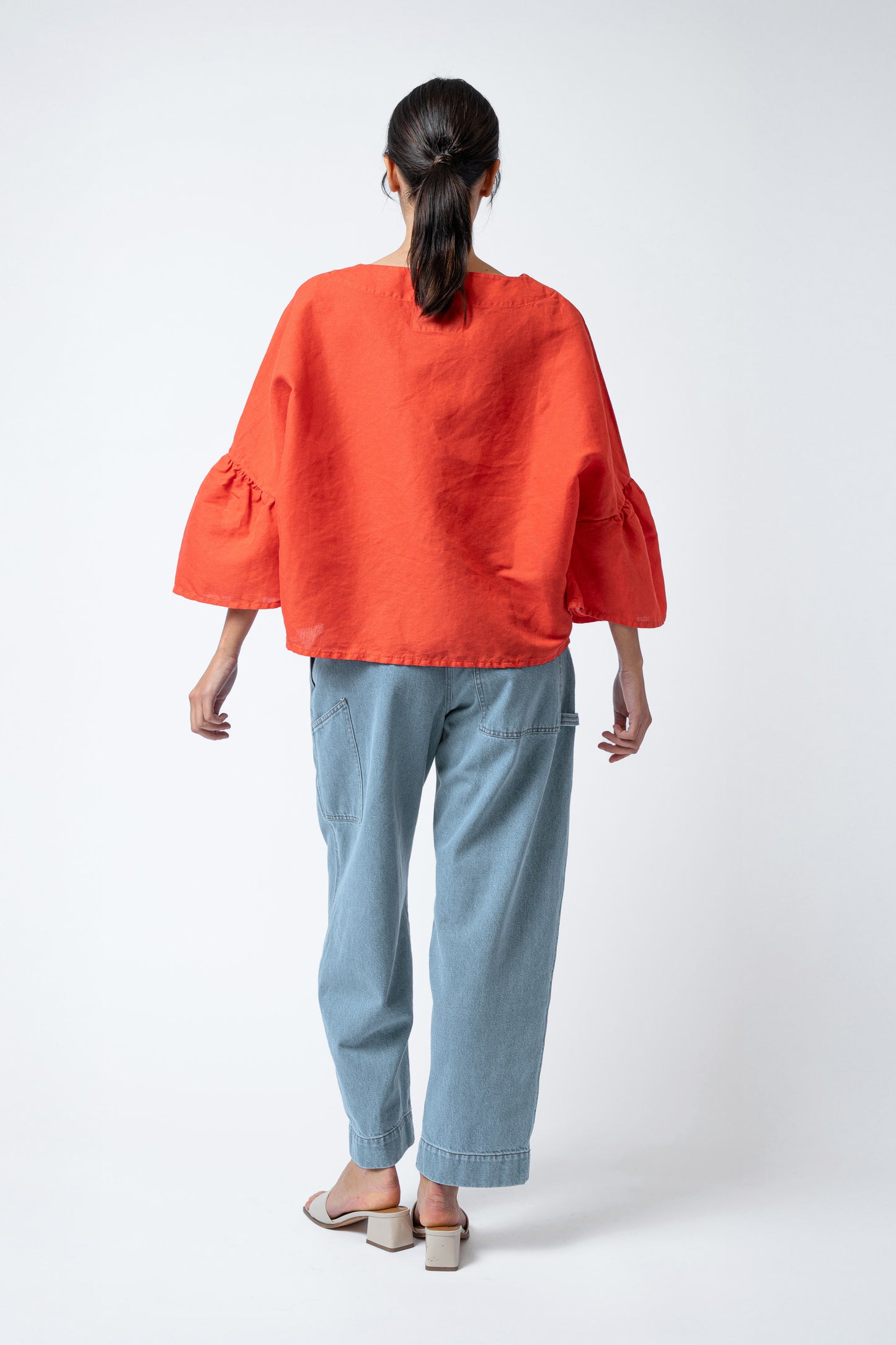 Blusa Bloom rosso Papavero