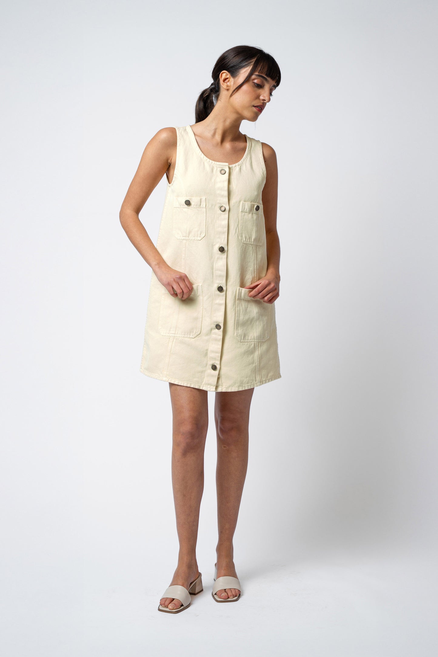 Vestito Gaia Denim di Canapa
