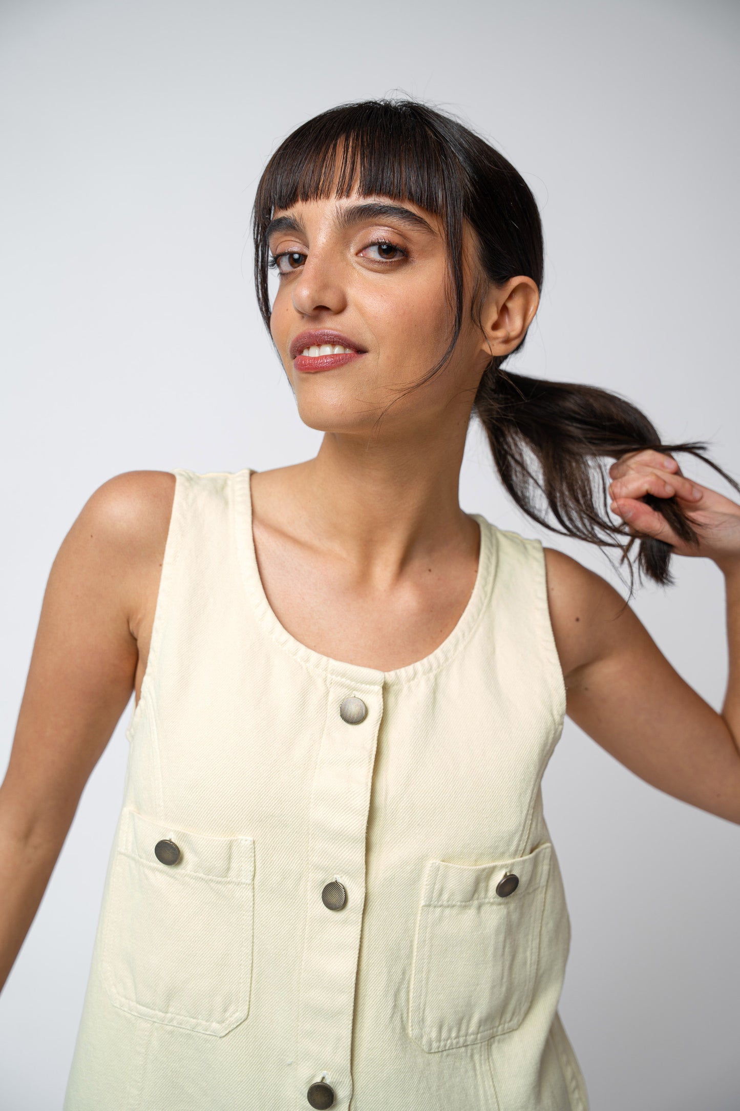 Vestito Gaia Denim di Canapa