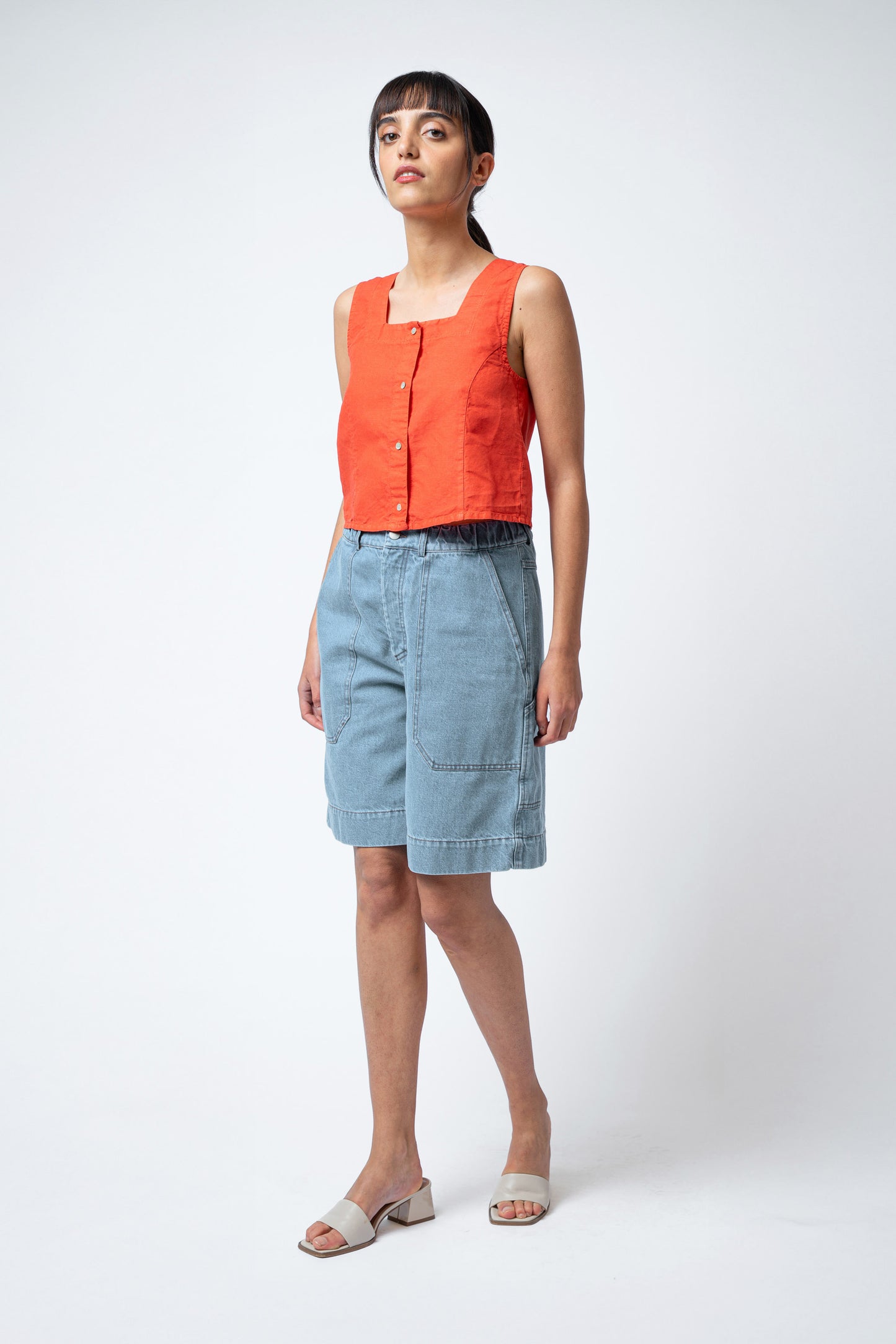 Top Yoko leggero rosso Papavero
