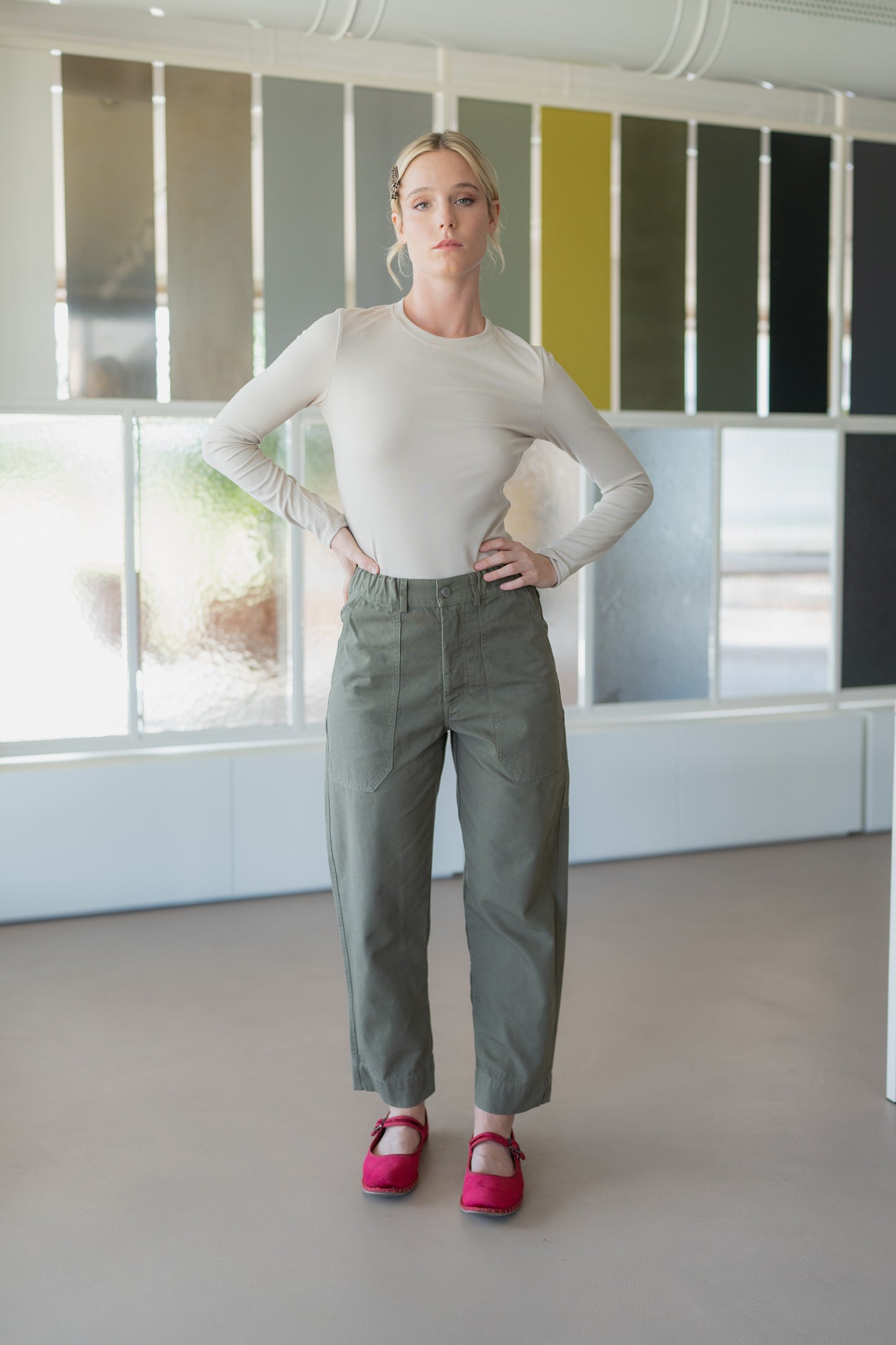Pantaloni Apollo - verde Kaki