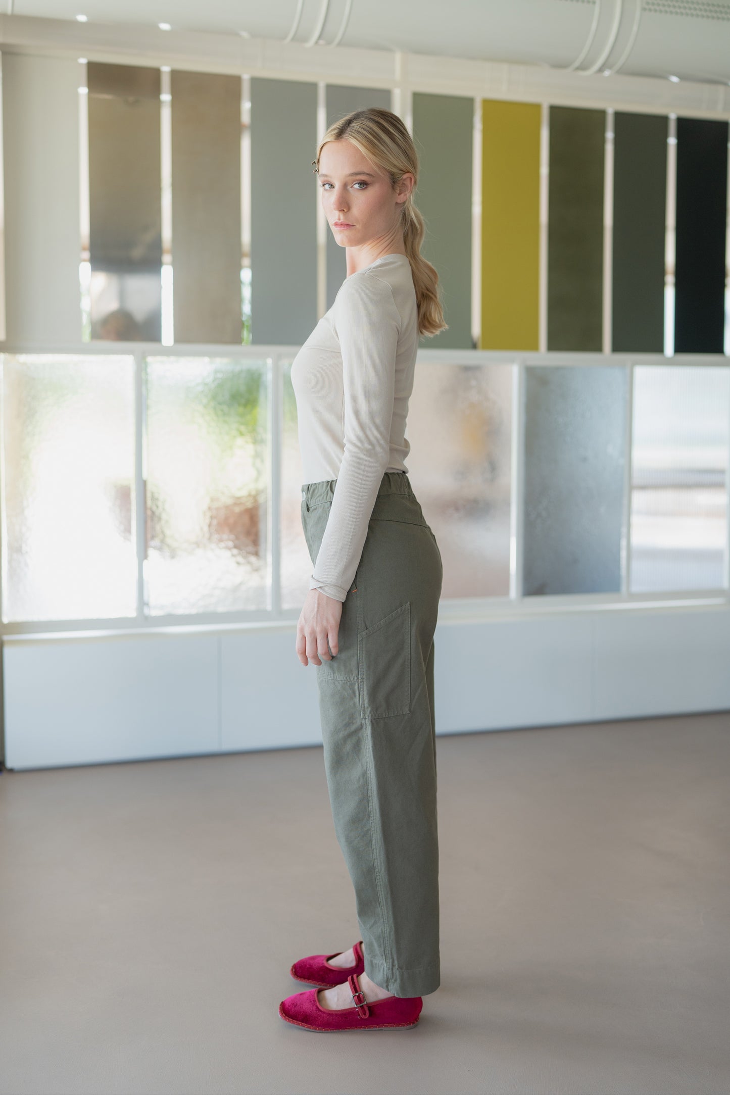 Pantaloni Apollo - verde Kaki