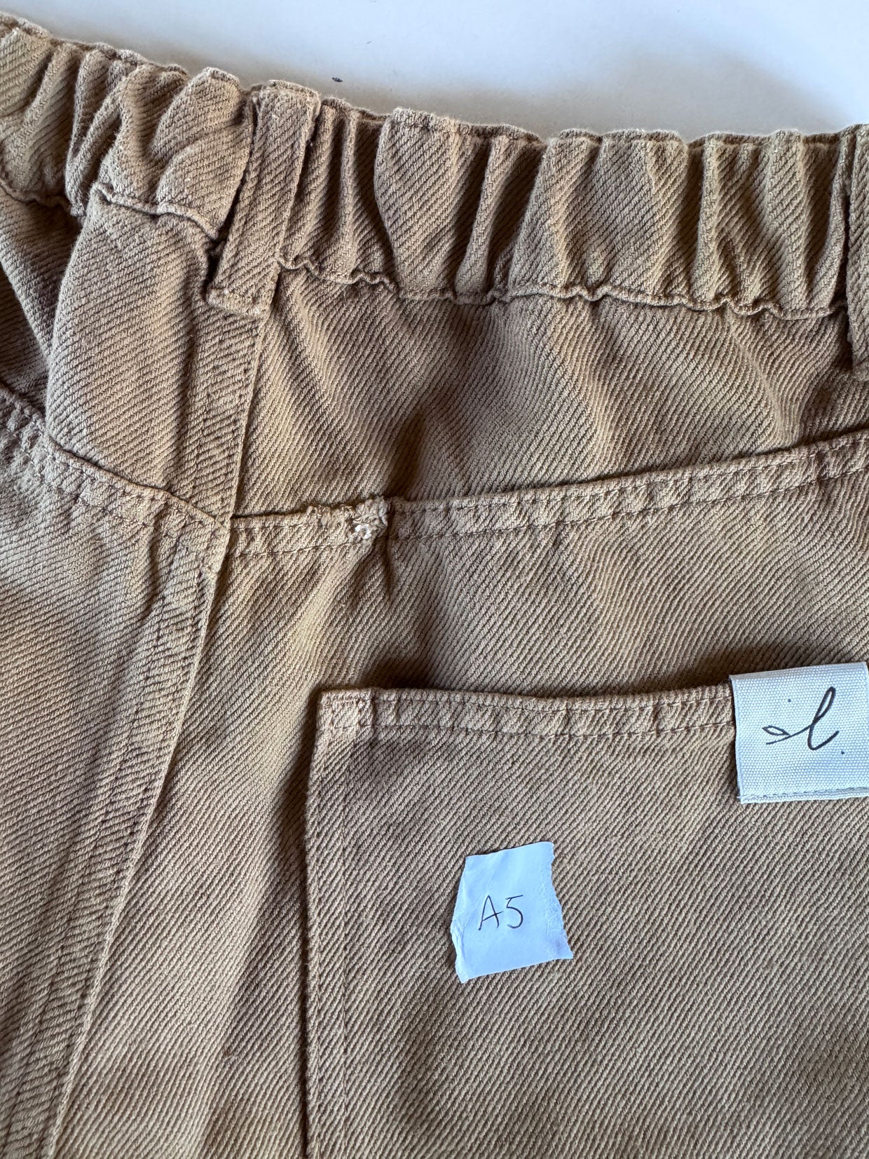 A5 - Pantaloni Apollo Cammello - Tg. M