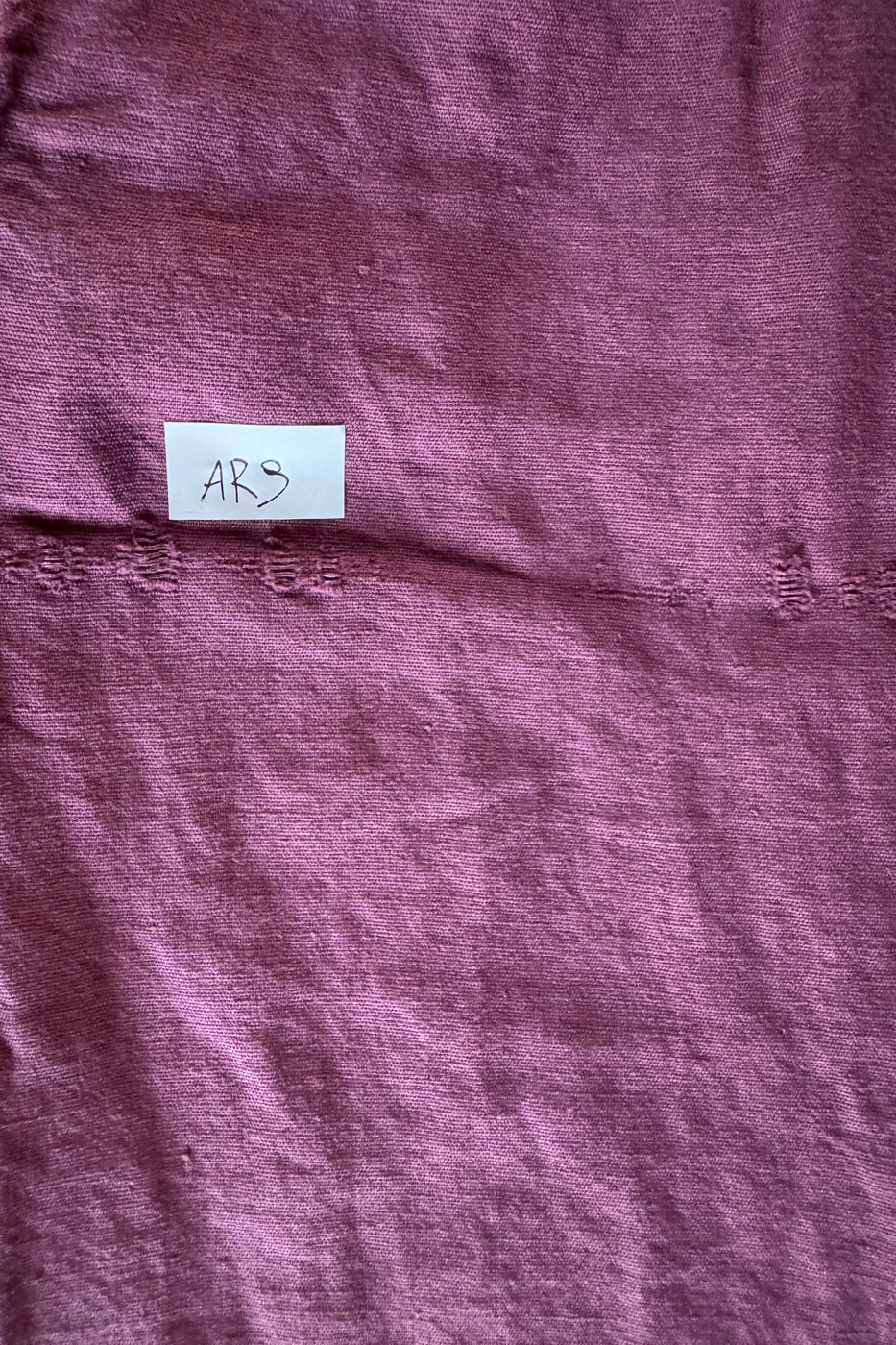 AR9 - Vestito Aria in canapa cotone Amaranto - Tg. L