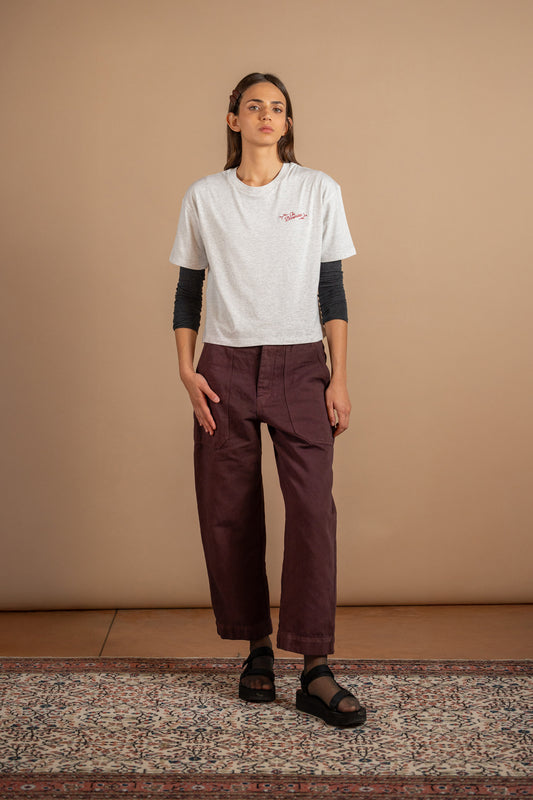 T-shirt „In divenire“ – Grau-Melange