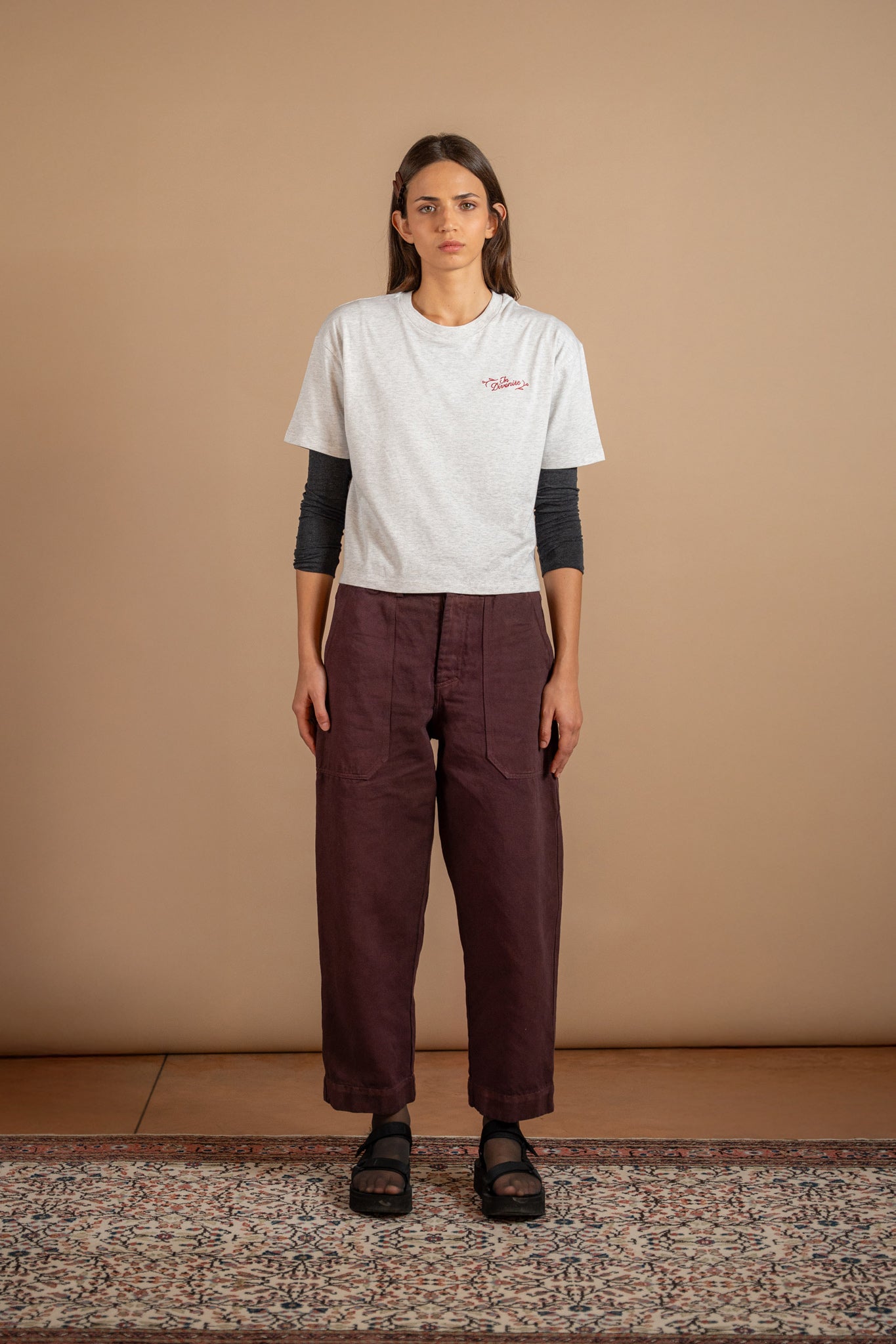 T-shirt "In divenire" - grigio mélange