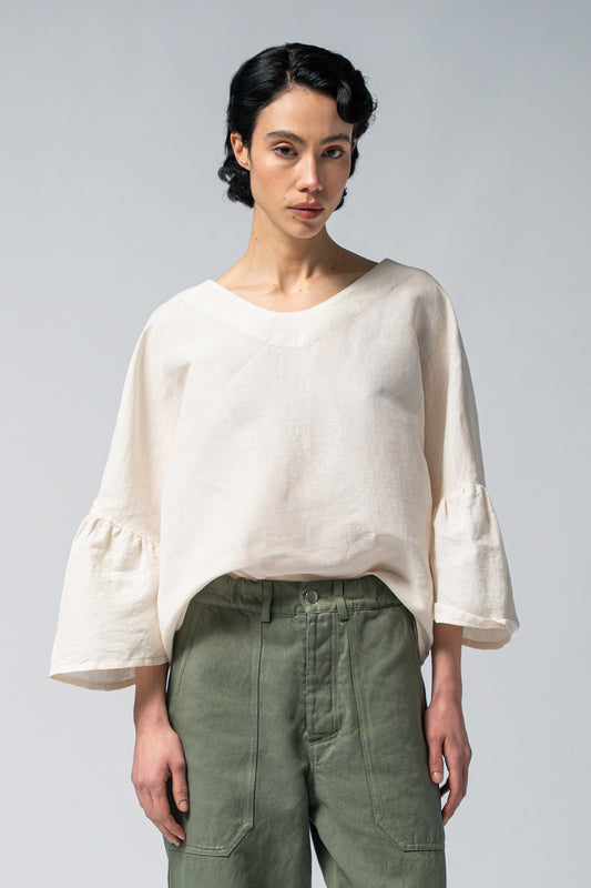 Blusa Bloom bianco Panna