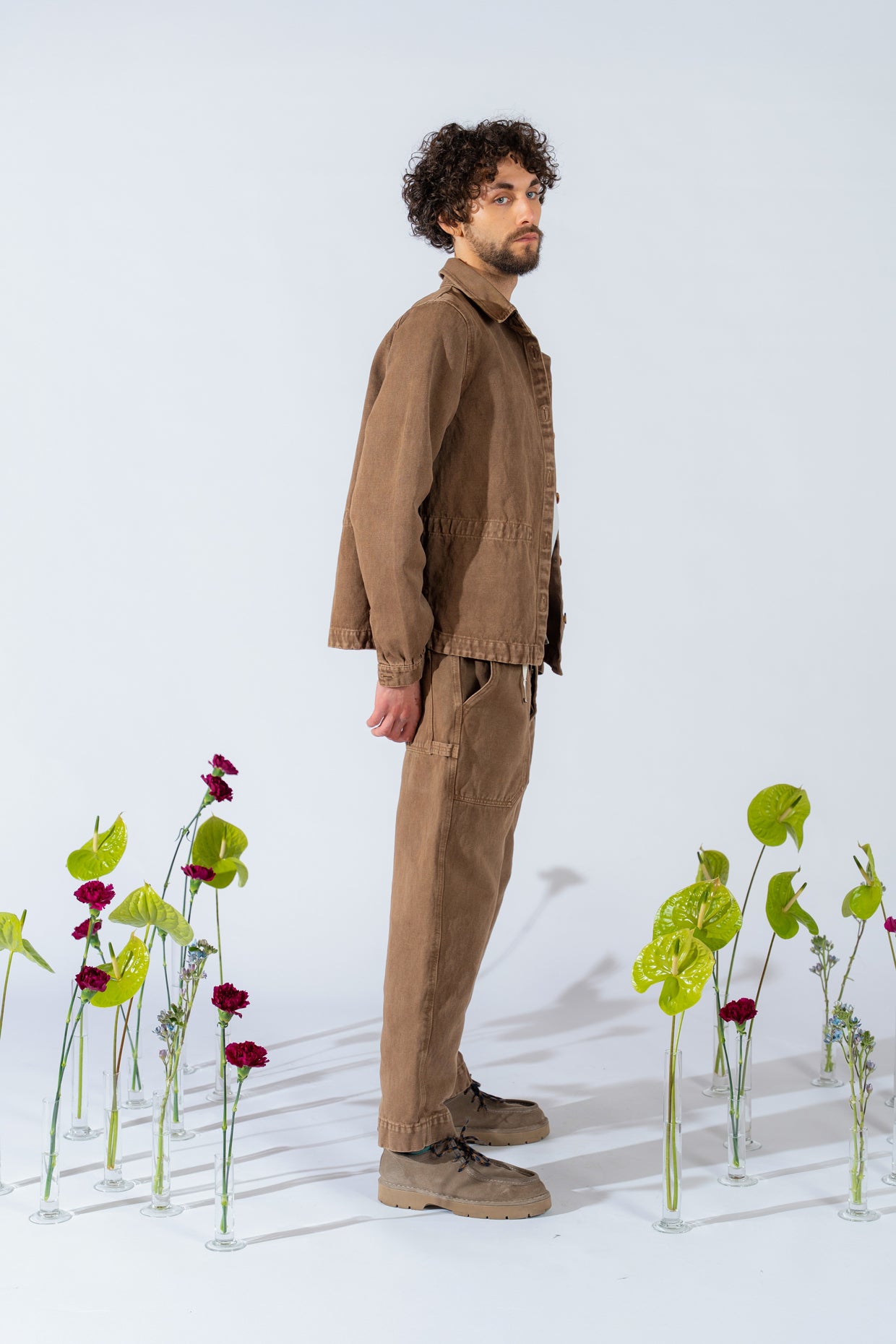 Apollo Herrenhose aus Hanf-Denim – Old Brown