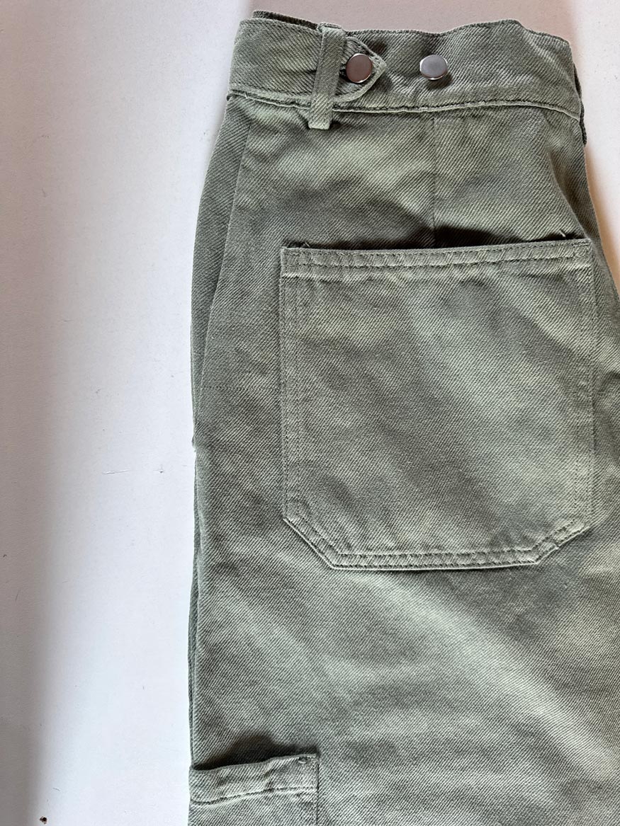 PJV3 - Pantaloni Jane verde Salvia - Tg. S/M