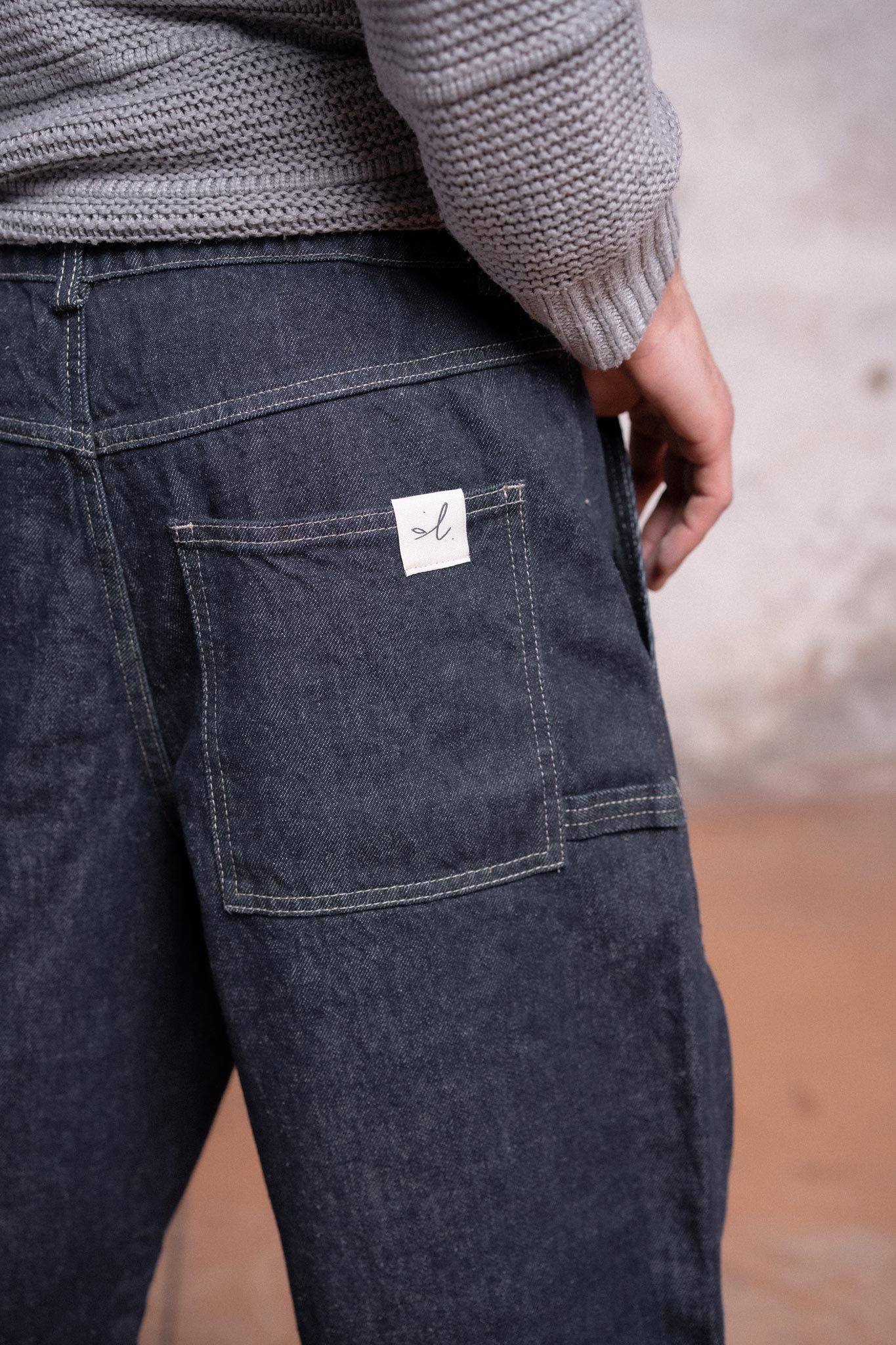 Jeans uomo Apollo in Cotone-Canapa - Blue Jeans