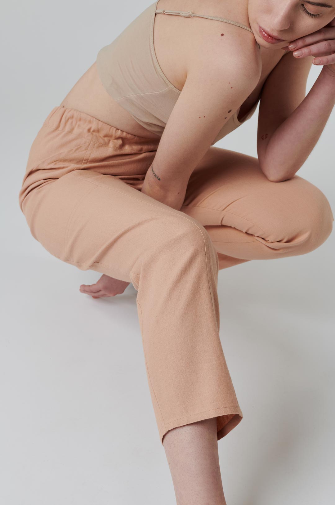 KIT pantalone Dafne:  Cartamodello Cartaceo + Tessuto