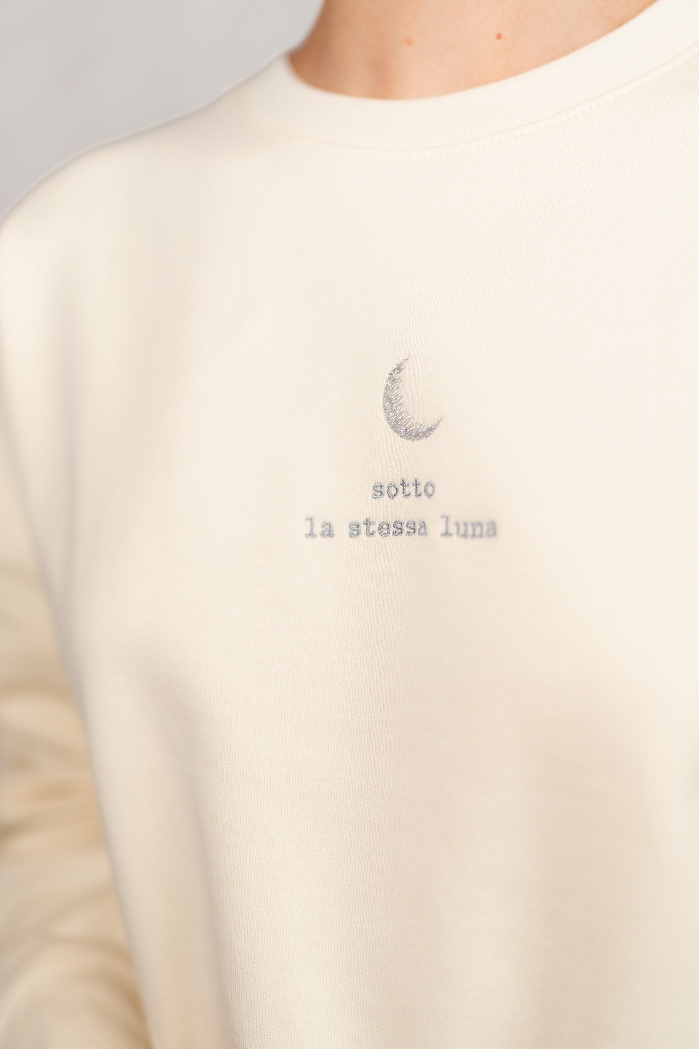 Felpa "sotto la stessa luna" - giallo