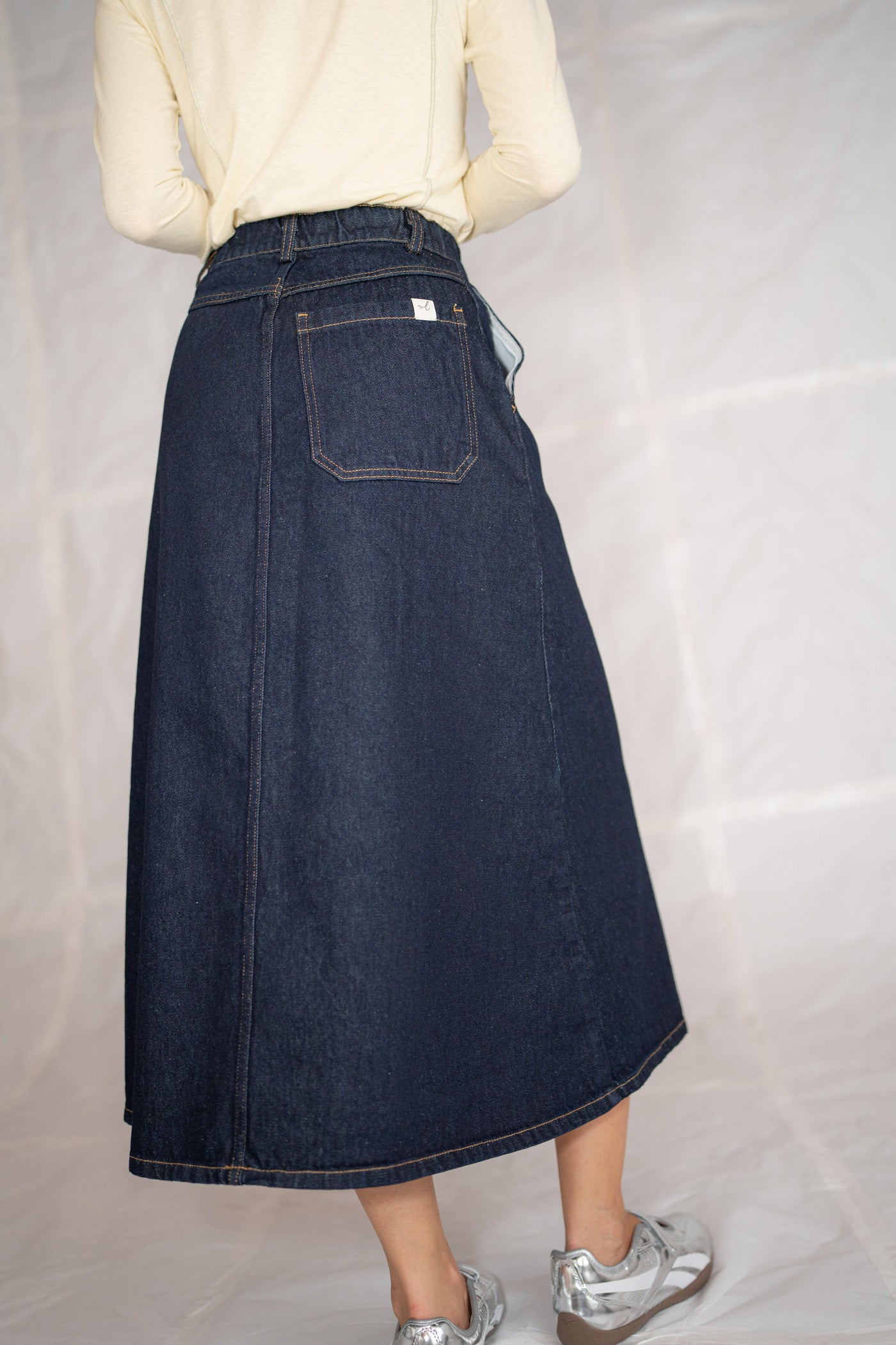 Gonna Jeans Lia - Blu Indaco
