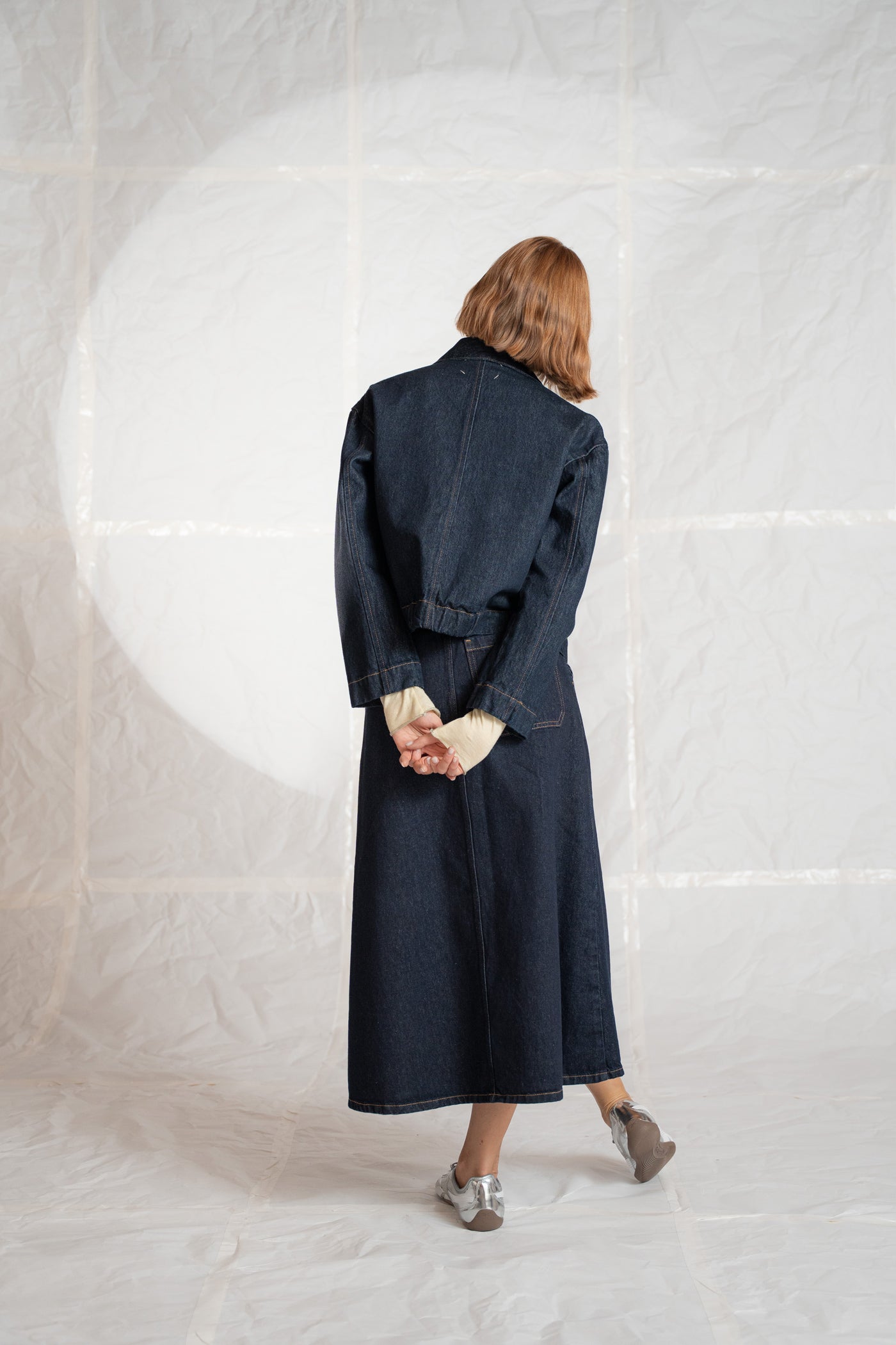 Gonna Jeans Lia - Blu Indaco