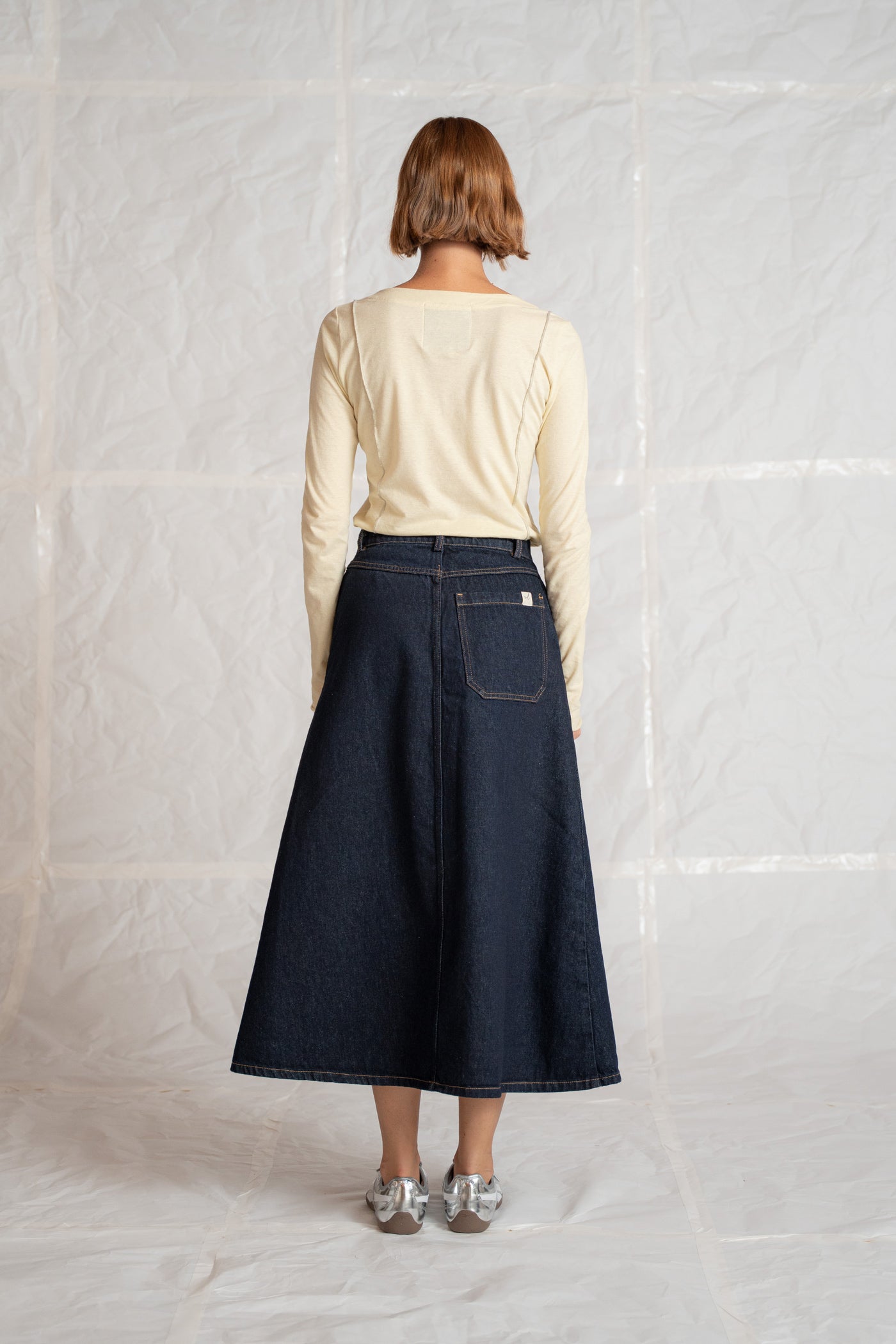 Gonna Jeans Lia - Blu Indaco