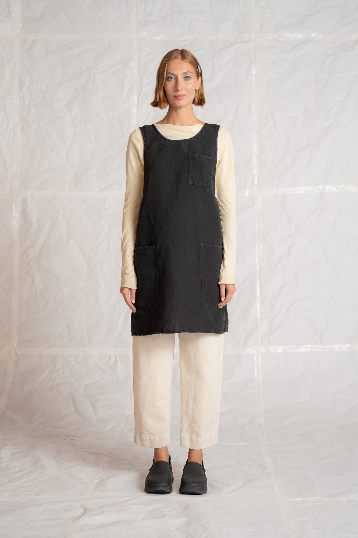 Grembiule/Vestito donna - nero Old