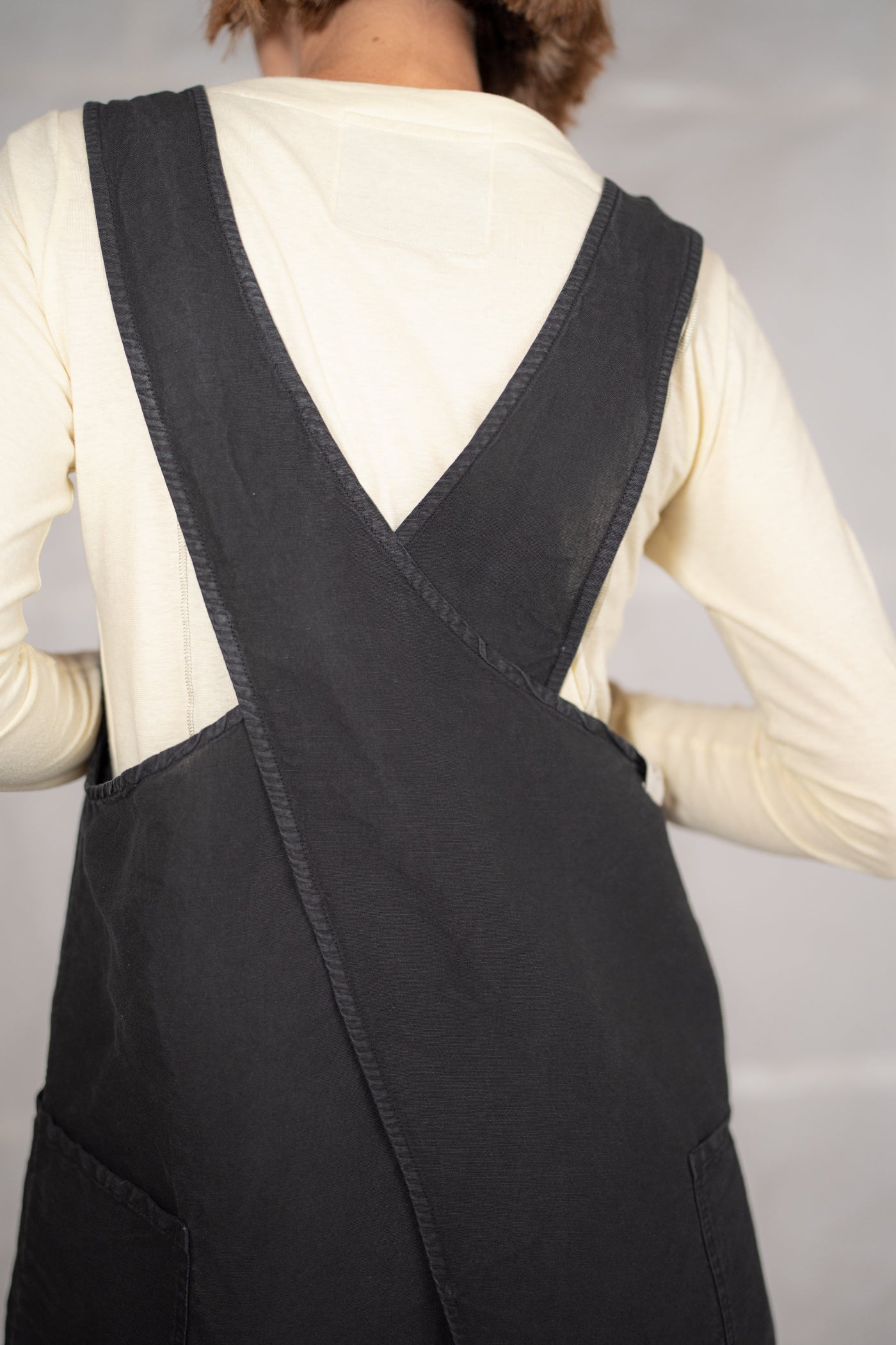 Grembiule/Vestito donna - nero Old