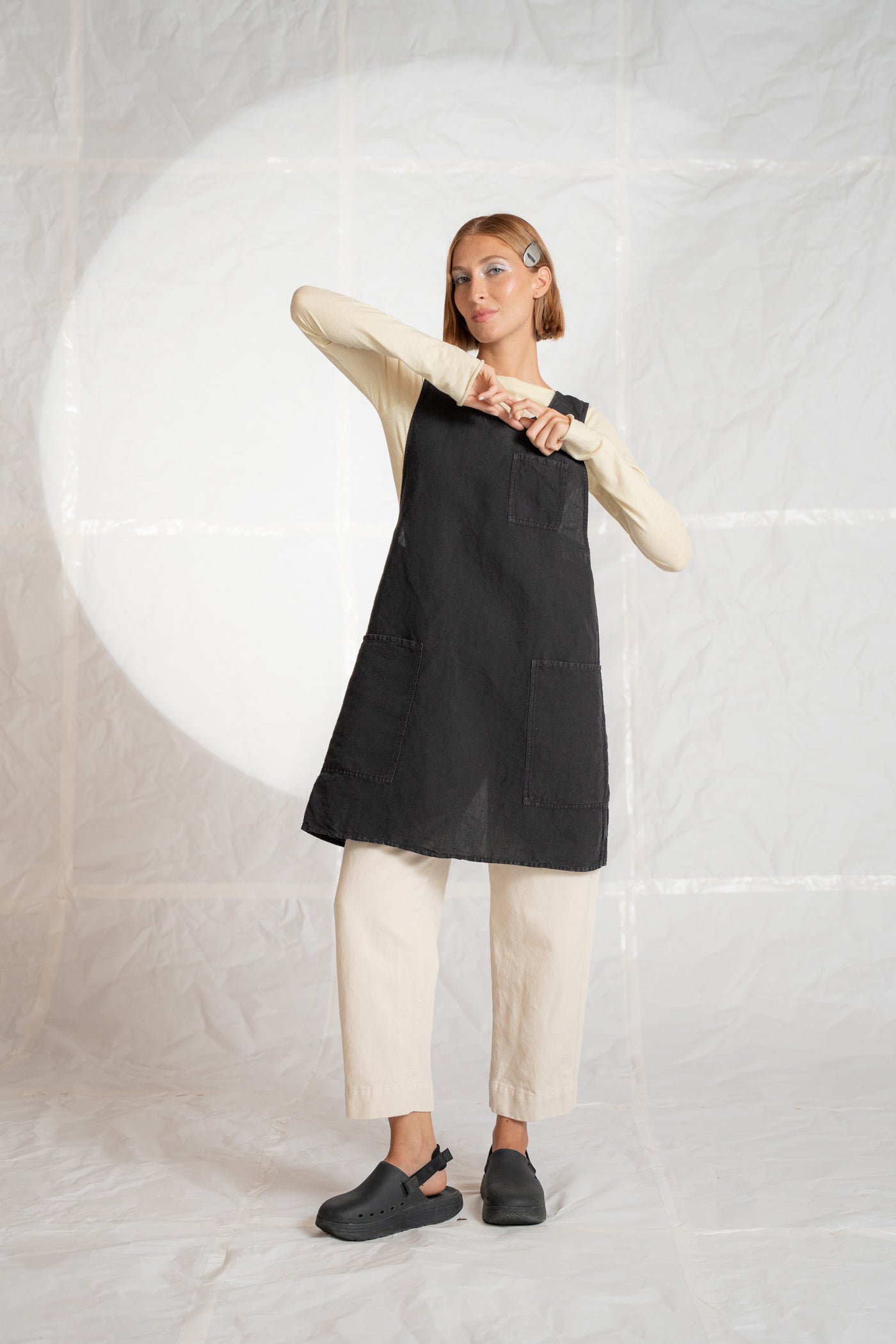 Grembiule/Vestito donna - nero Old