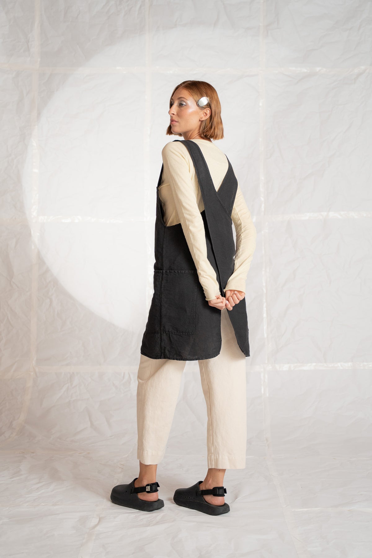Grembiule/Vestito donna - nero Old