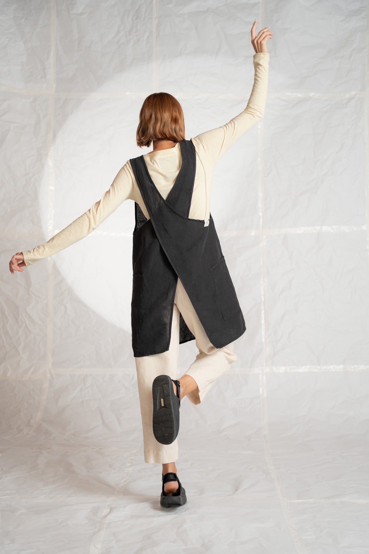 Grembiule/Vestito donna - nero Old