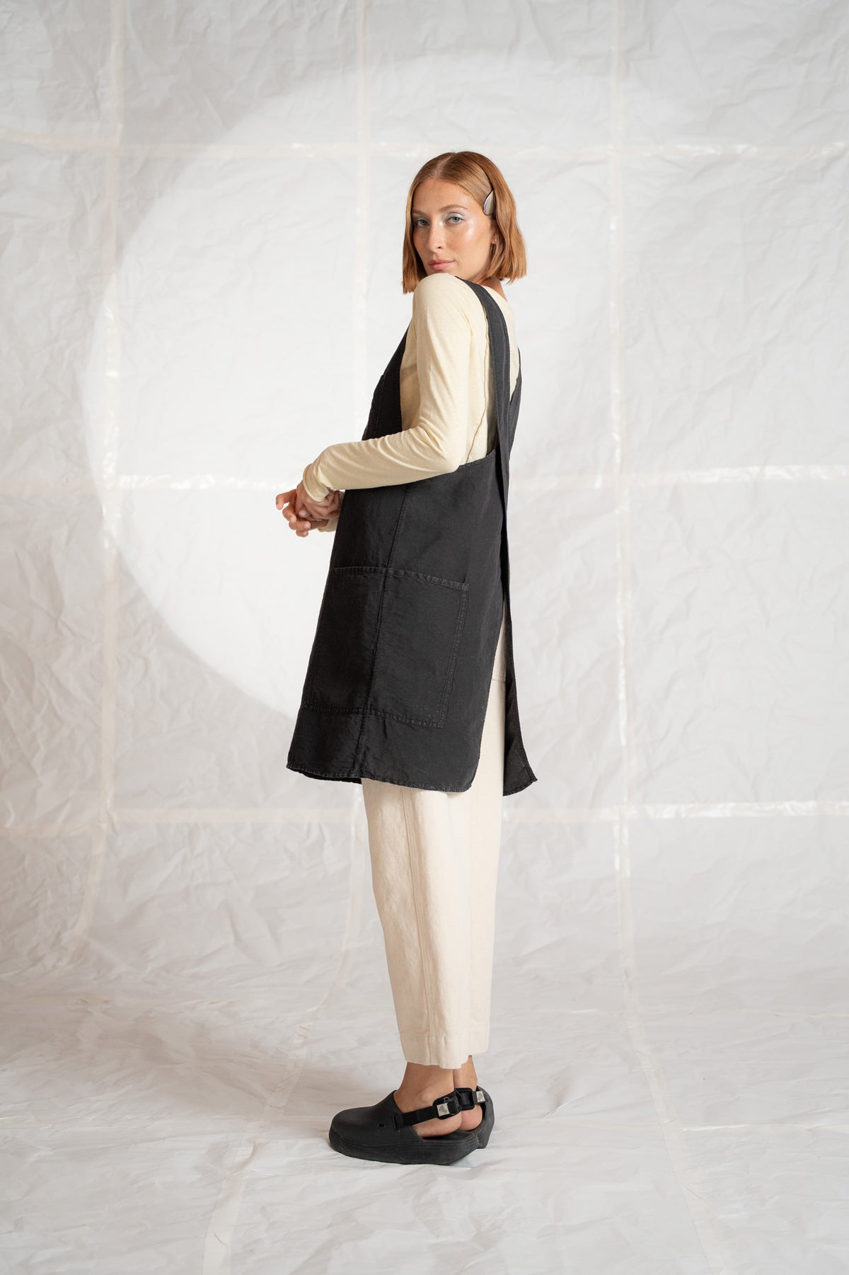 Grembiule/Vestito donna - nero Old
