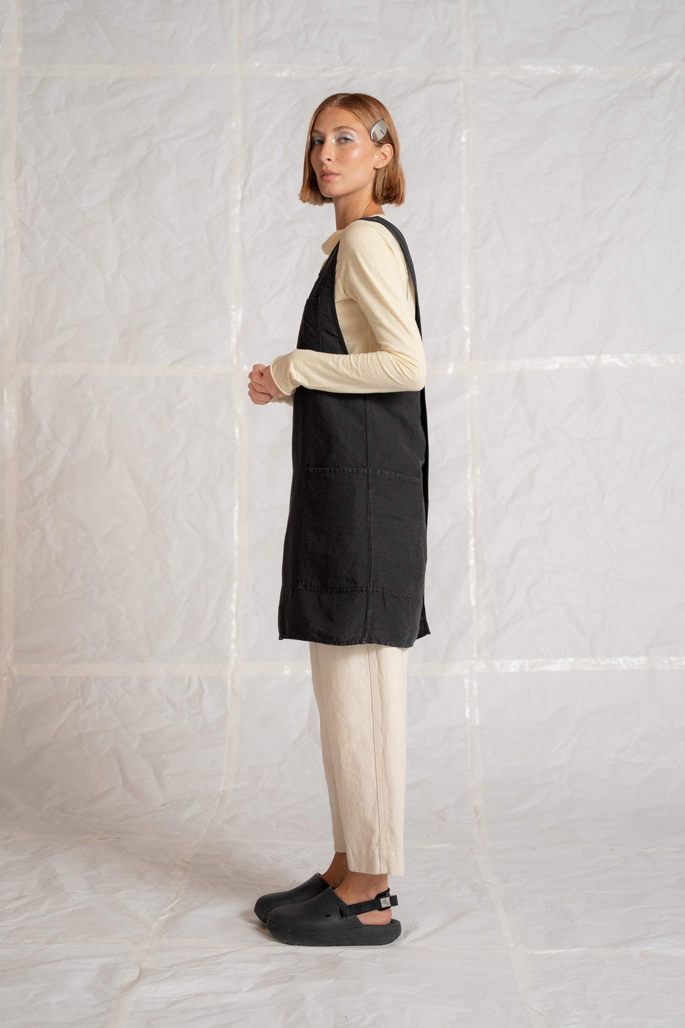 Grembiule/Vestito donna - nero Old