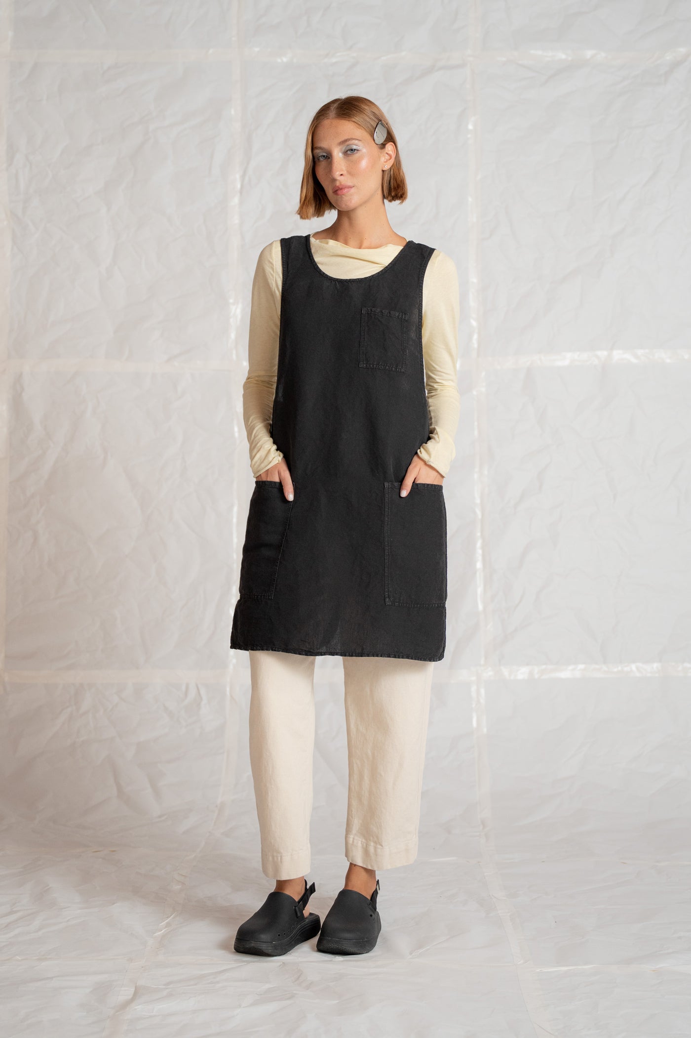 Grembiule/Vestito donna - nero Old