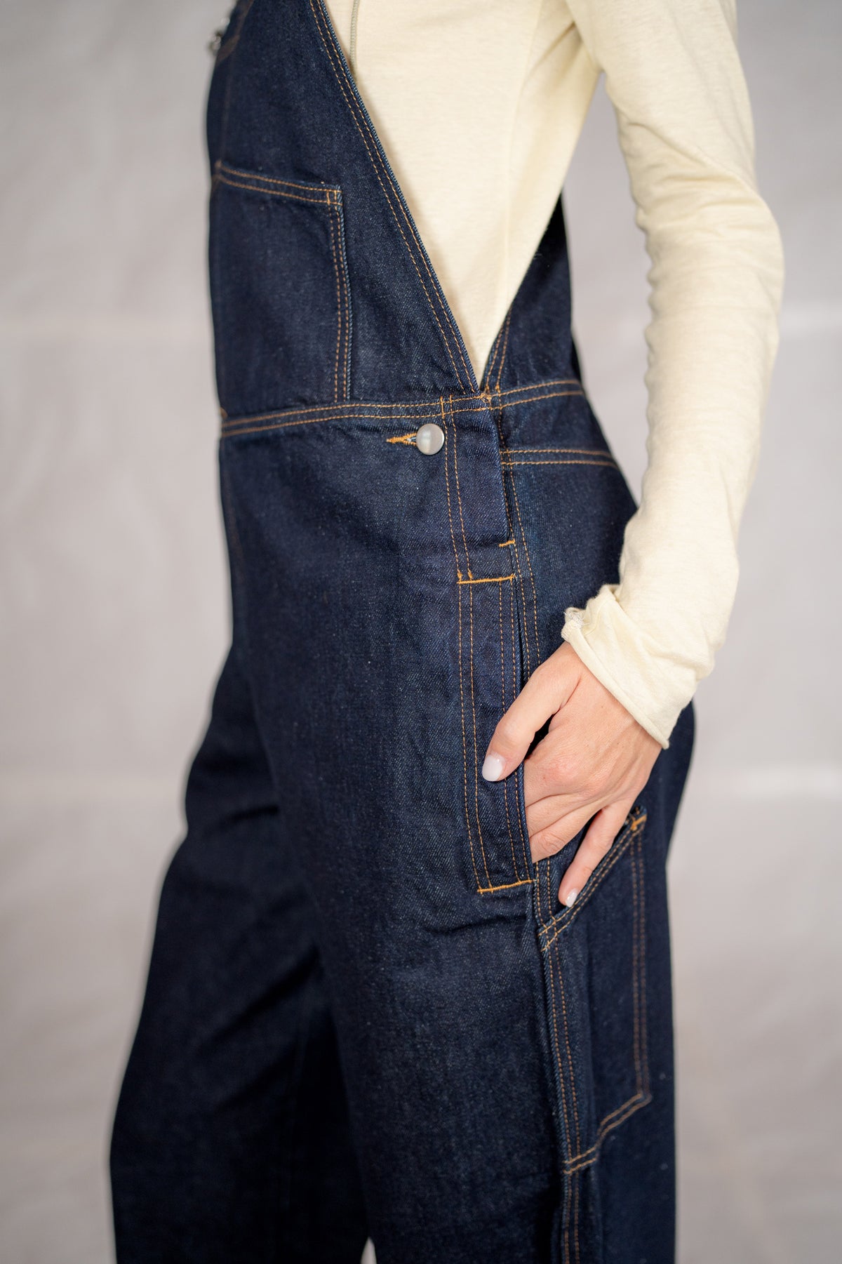 Salopette Apollo Jeans cotone riciclato - Blu indaco