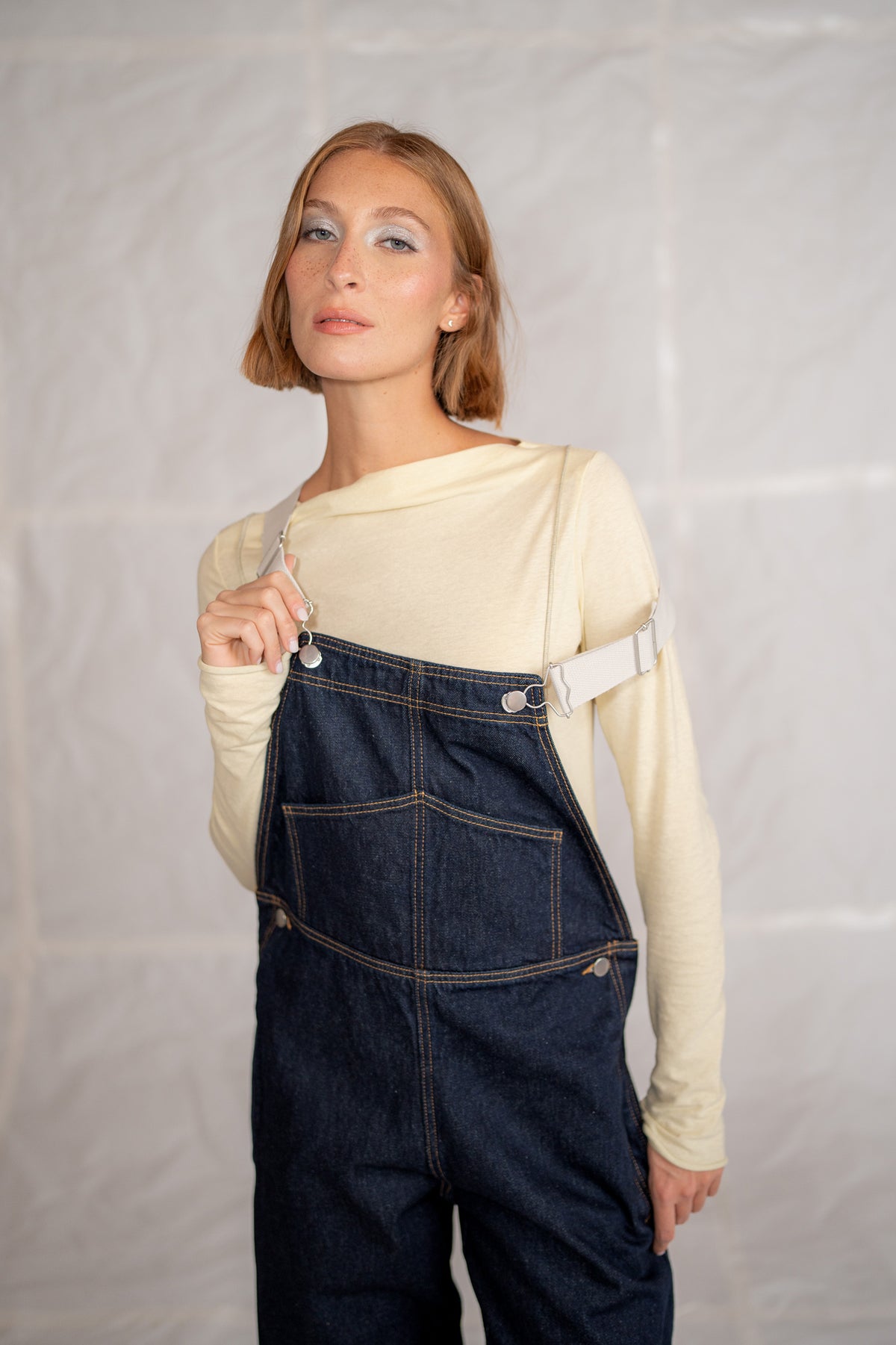 Salopette Apollo Jeans cotone riciclato - Blu indaco