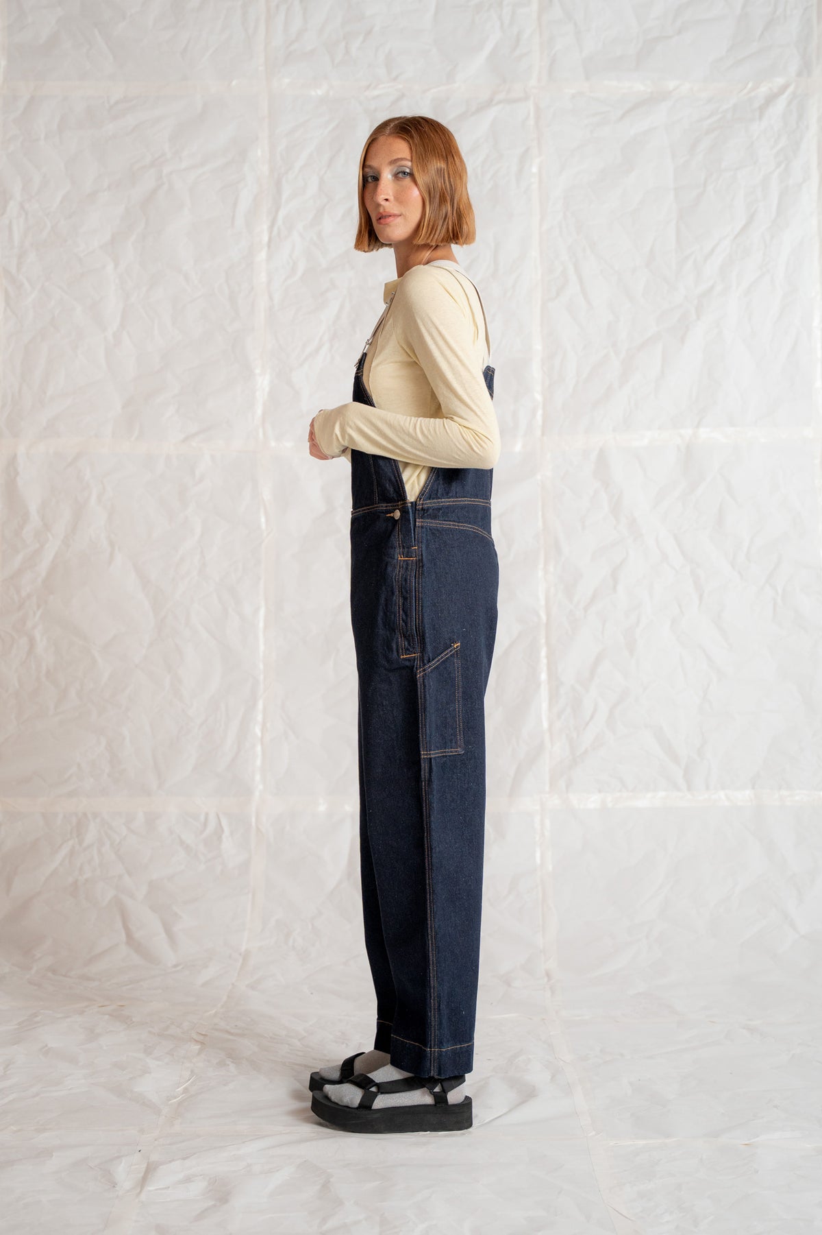 Salopette Apollo Jeans cotone riciclato - Blu indaco
