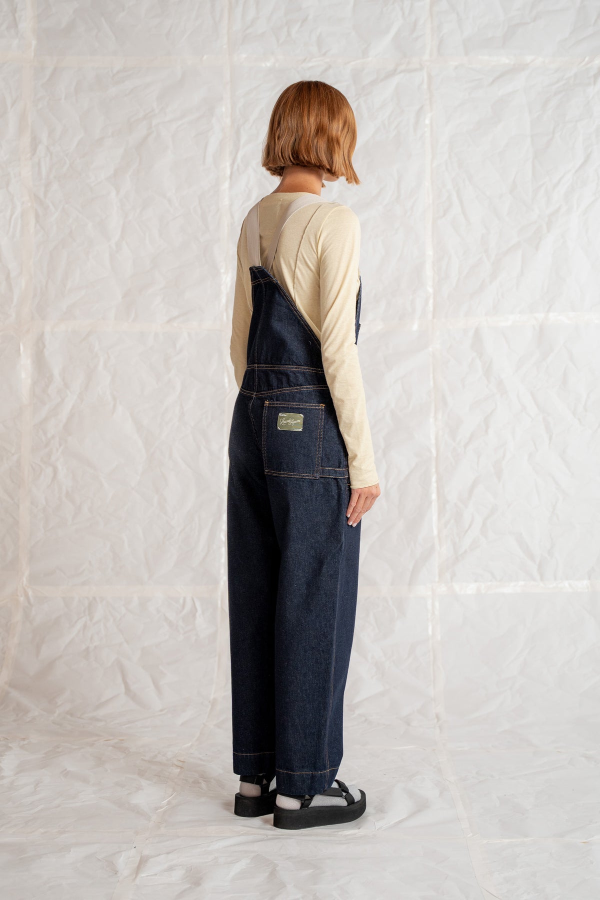 Salopette Apollo Jeans cotone riciclato - Blu indaco