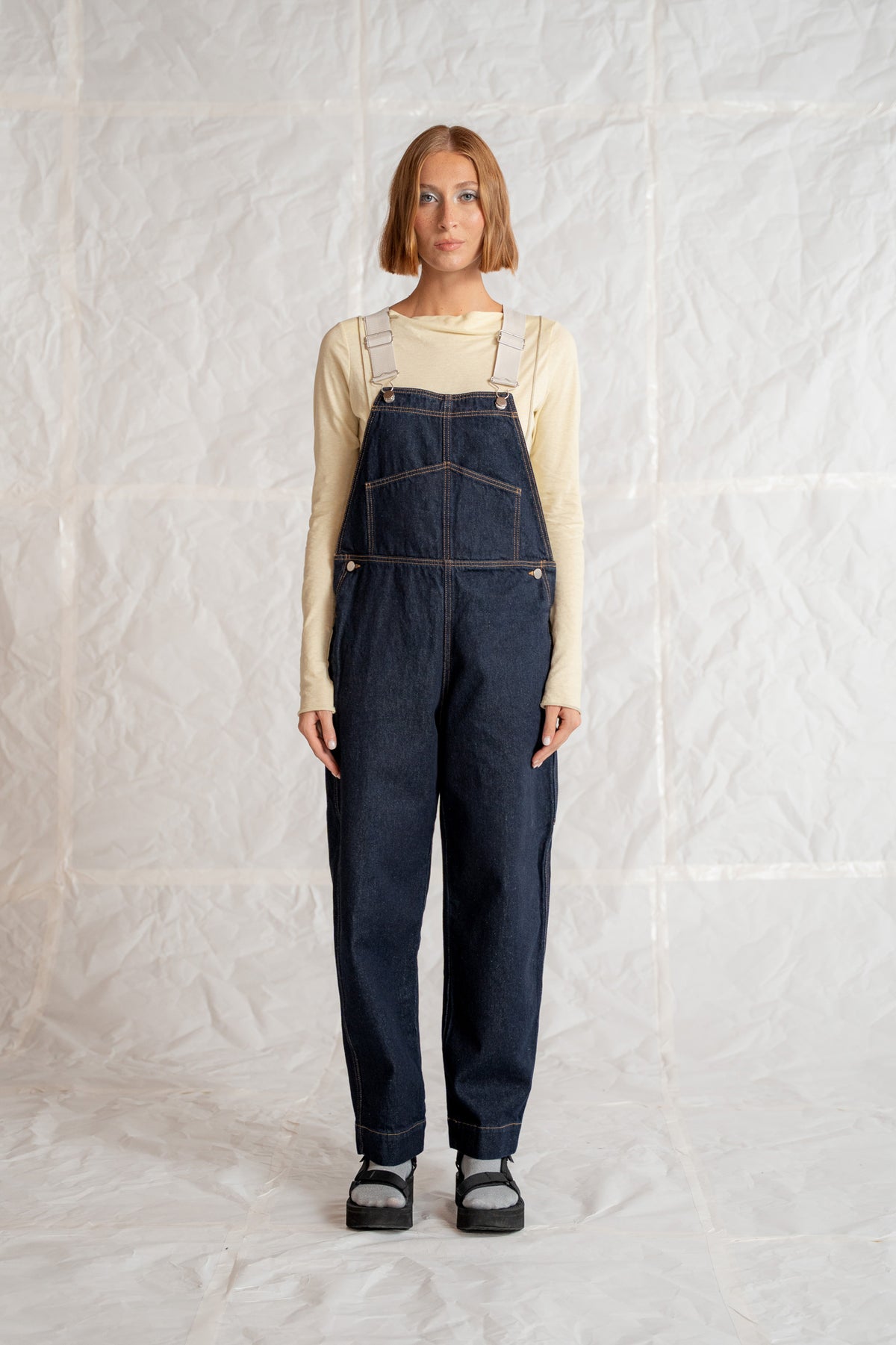 Salopette Apollo Jeans cotone riciclato - Blu indaco