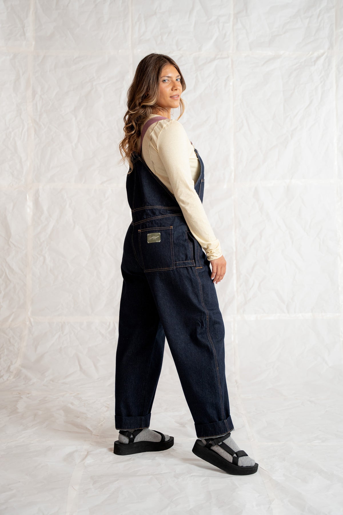 Salopette Apollo Jeans cotone riciclato - Blu indaco